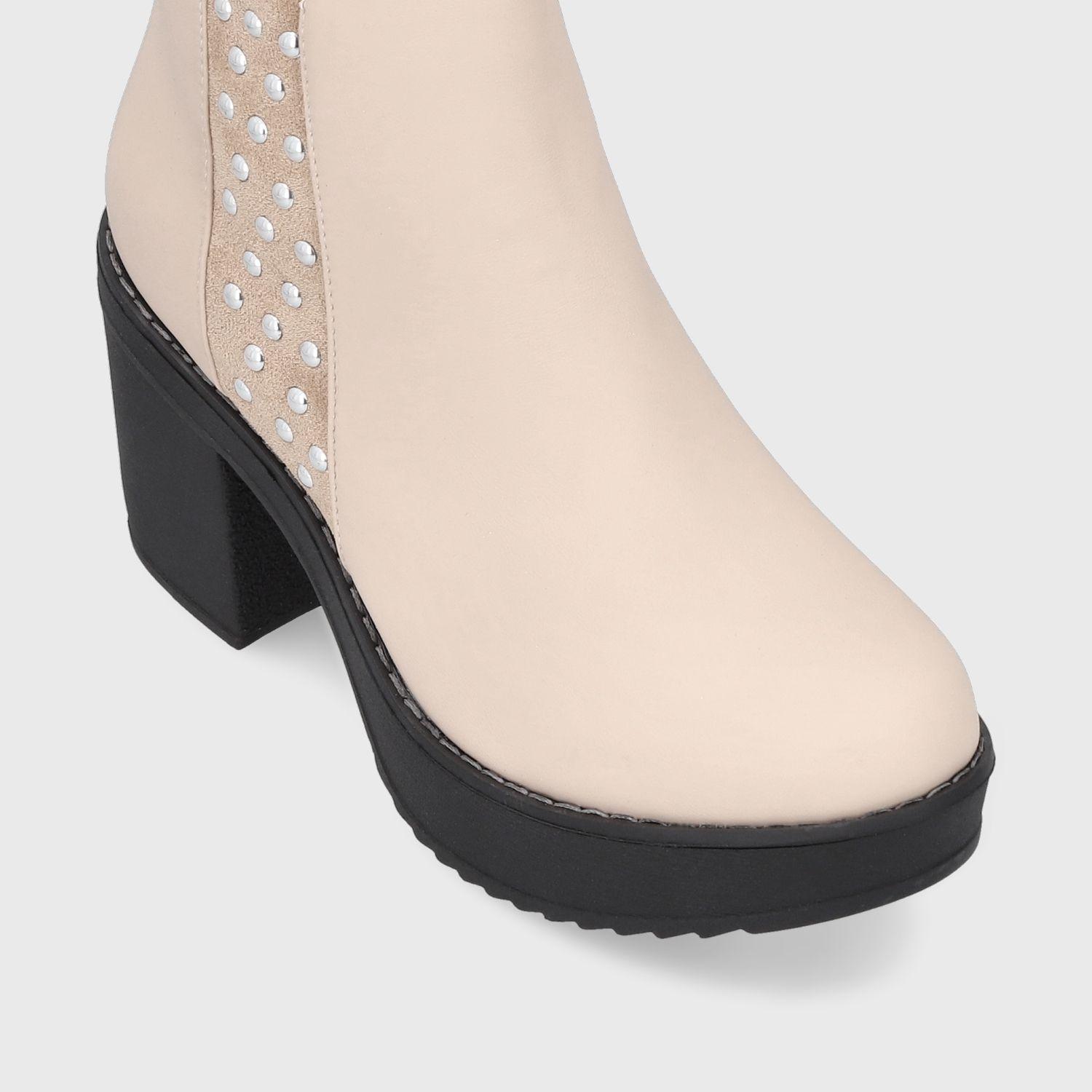 Botín Beige Mujer 13500 Gotta-5