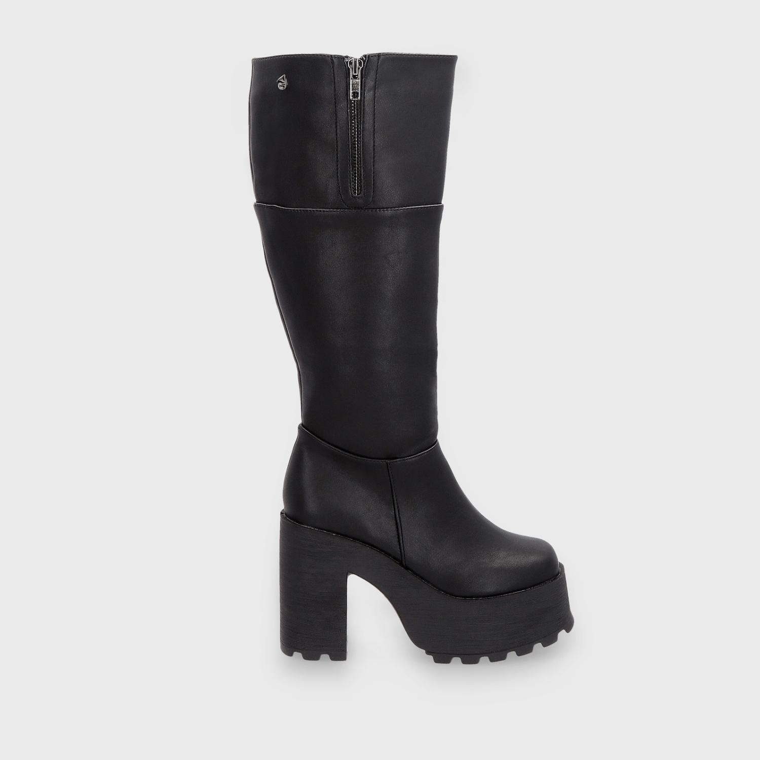 BOTA PLATAFORMA NEGRA 25641-0
