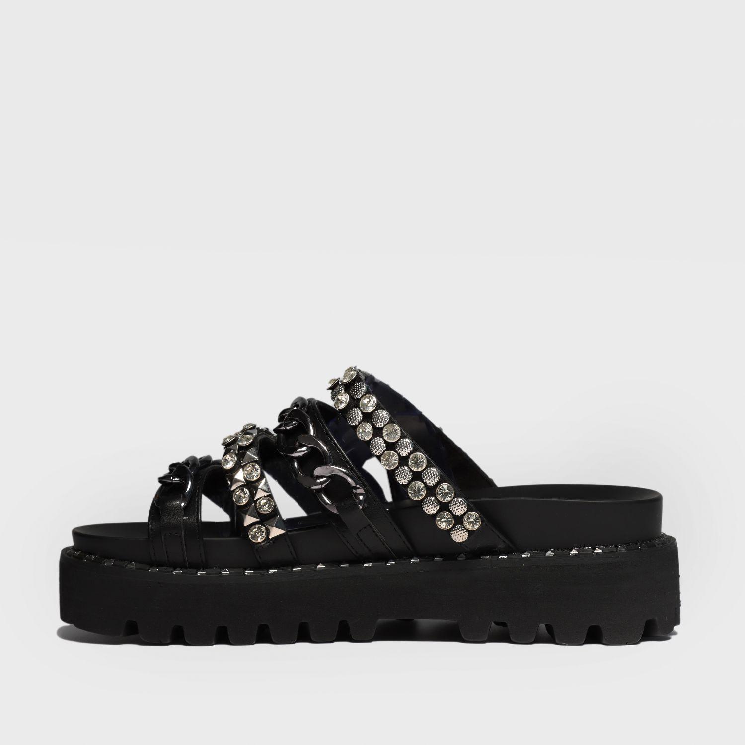 Sandalia Plataforma Negra Mujer 15736 Gotta-3