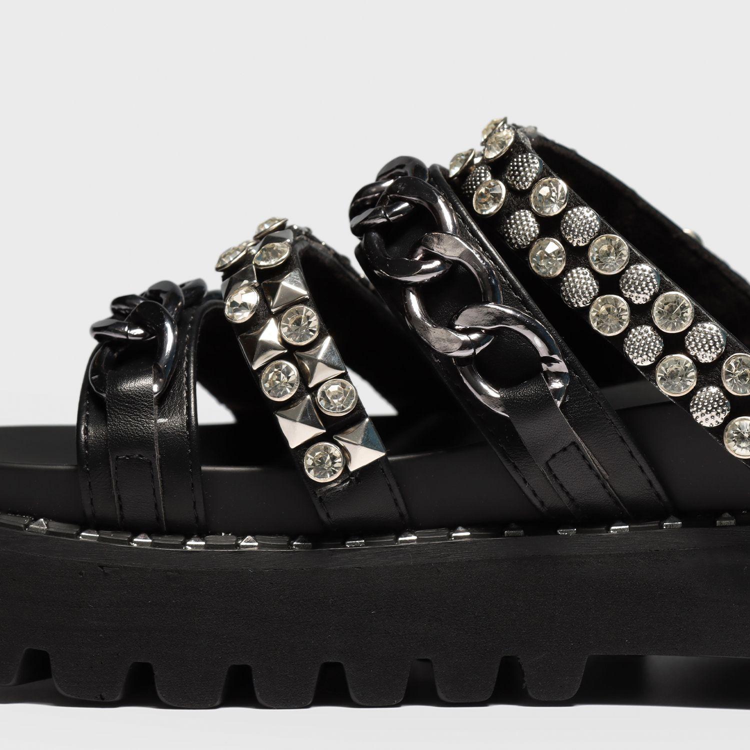 Sandalia Plataforma Negra Mujer 15736 Gotta-5