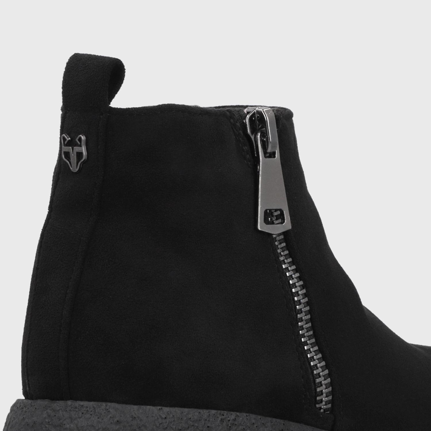 Botin Plataforma Negro Mujer 55293 Gotta-5