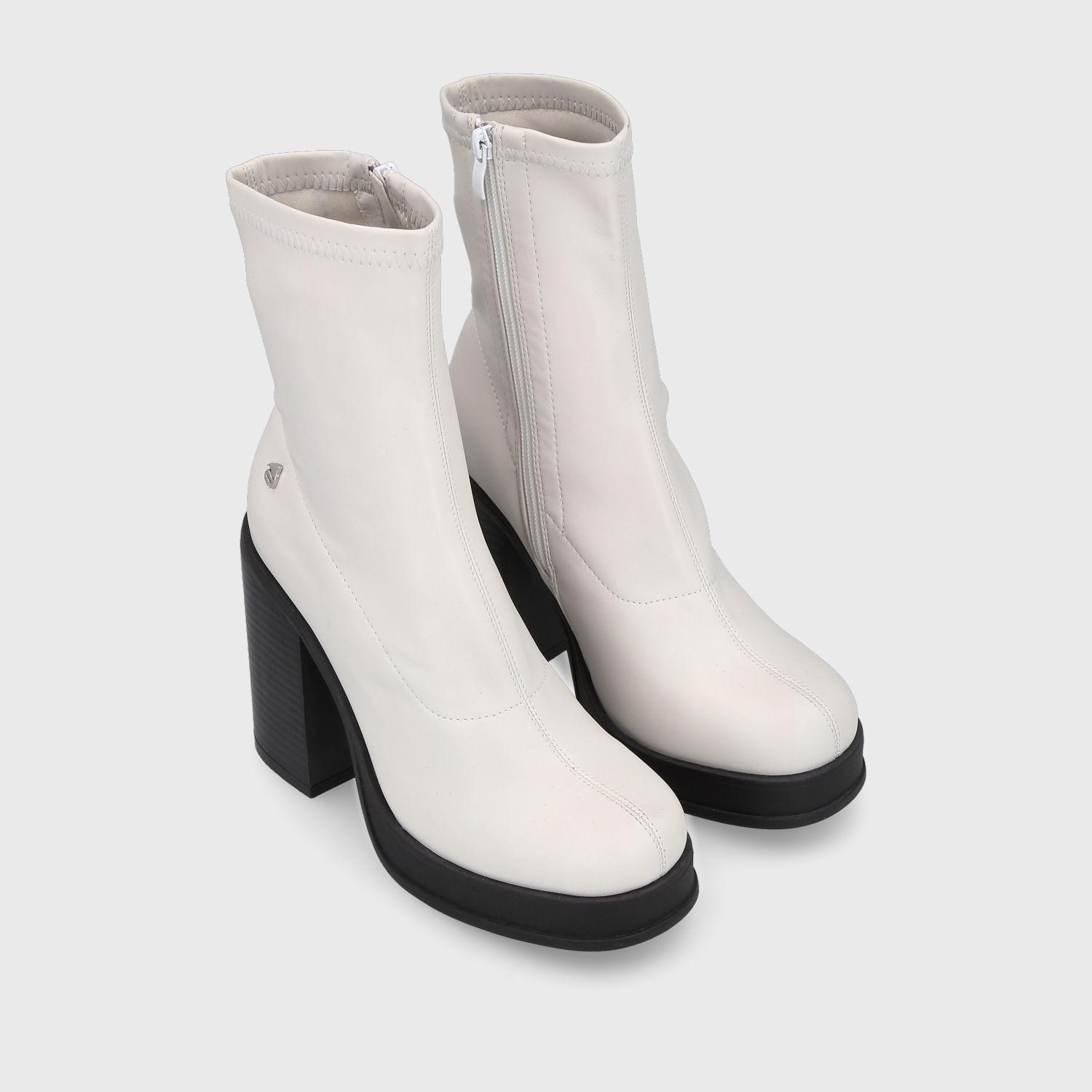 Botín Blanco Invierno Mujer 33781 Gotta-2
