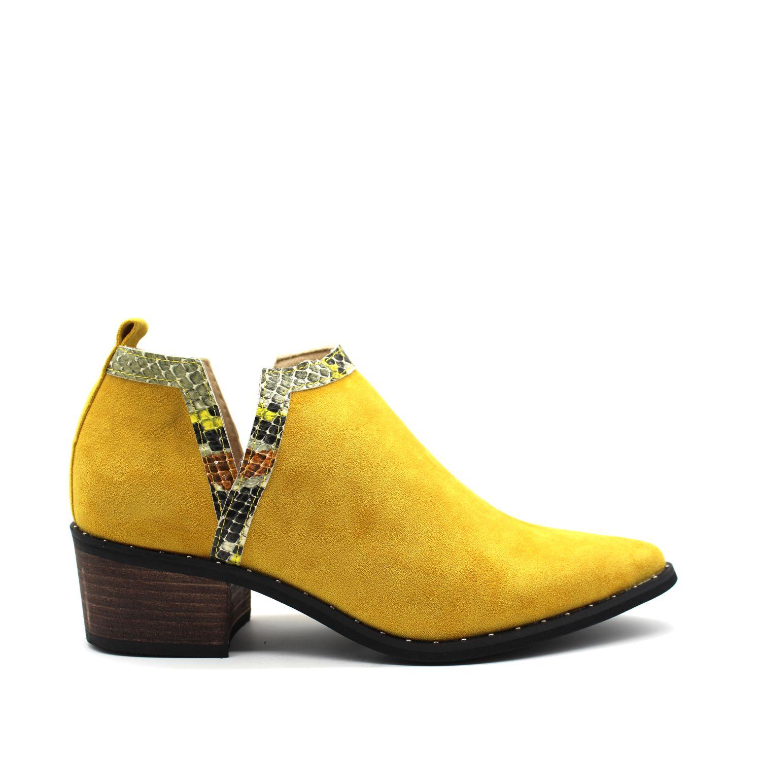 Botín Amarillo Mujer C7272 Gotta-0