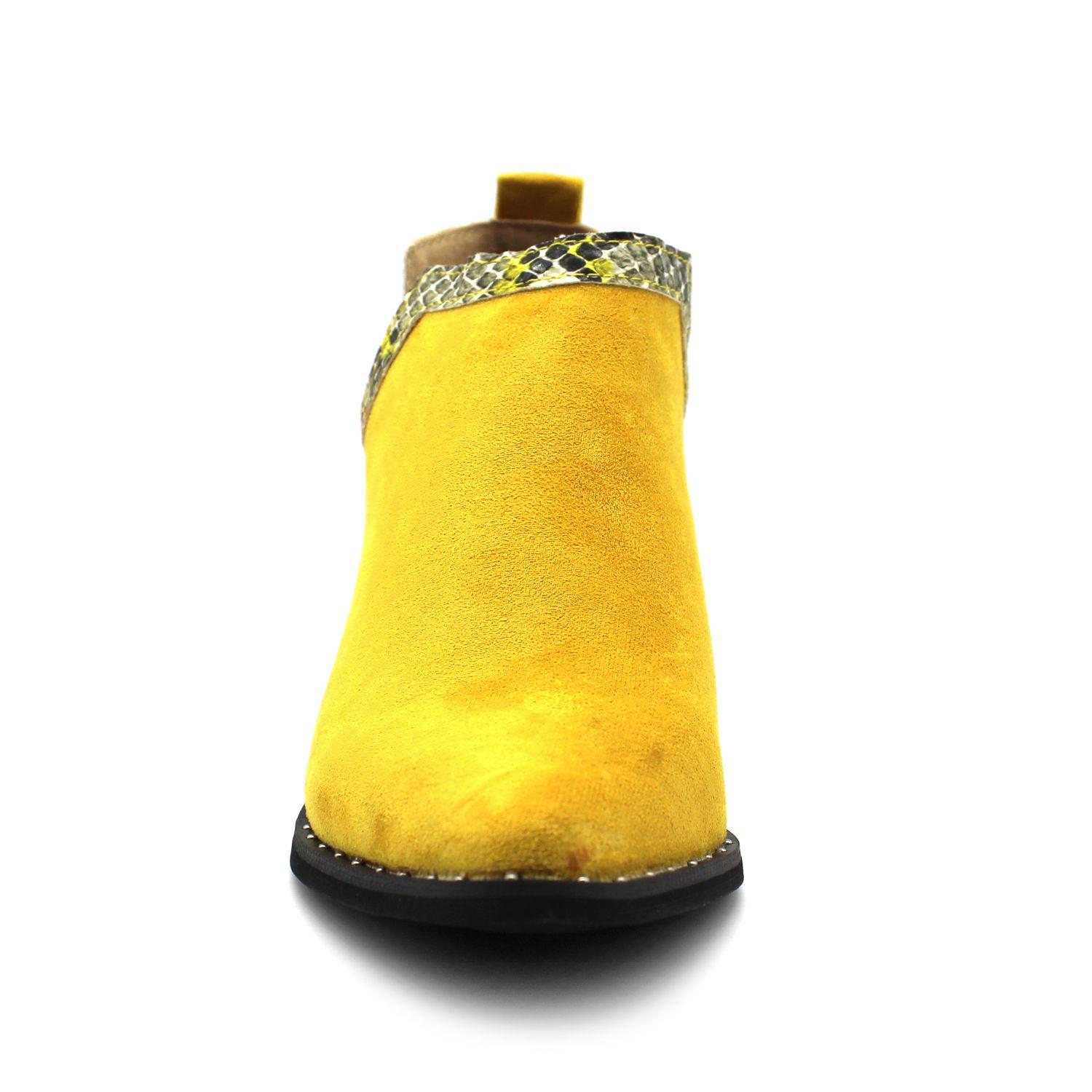 Botín Amarillo Mujer C7272 Gotta-2