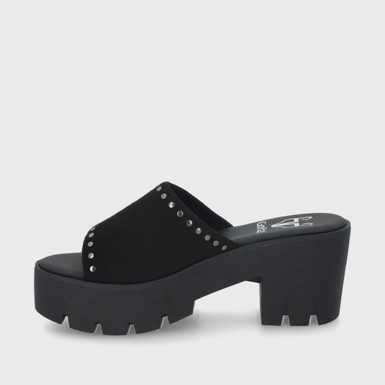 Sandalia Negra Mujer 43022 Gotta-3