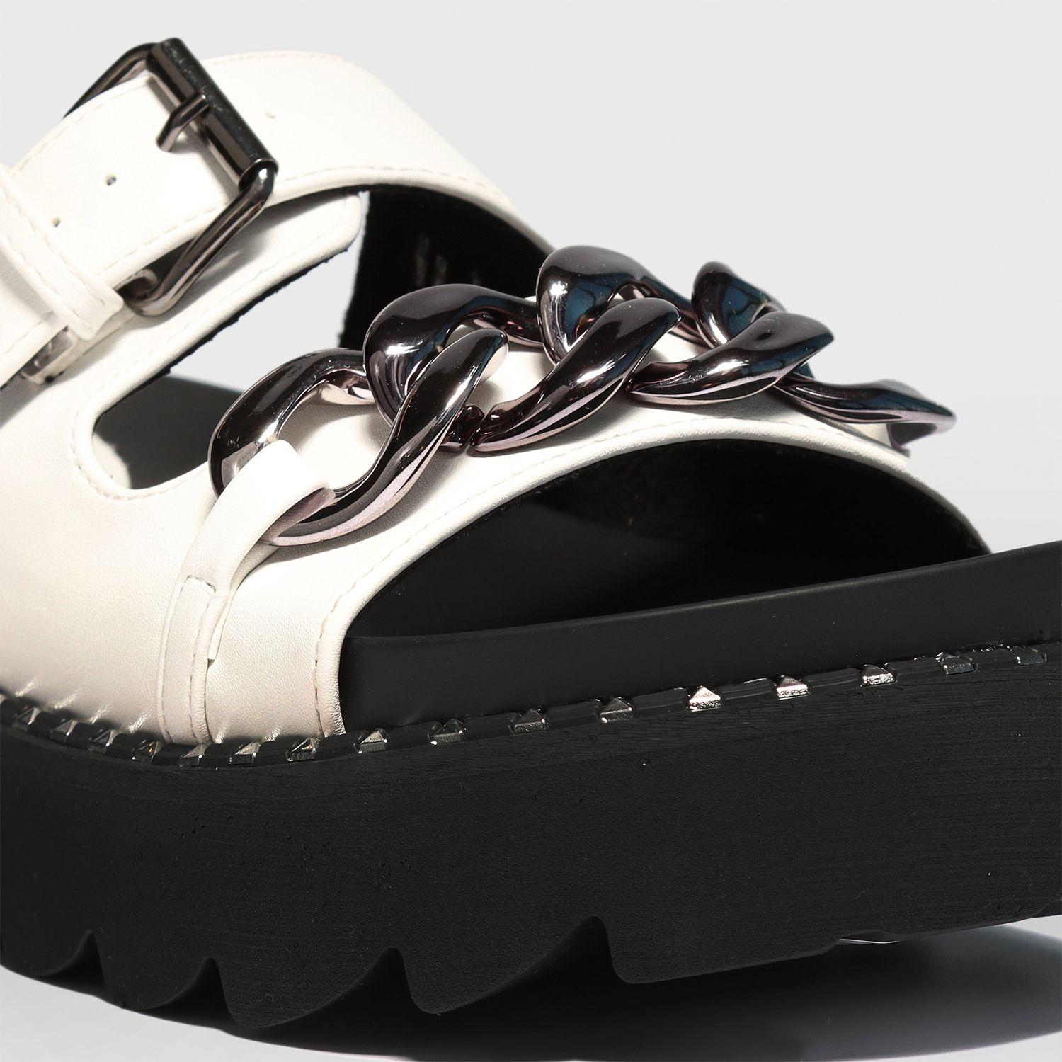 Sandalia Plataforma Blanca Mujer 15737 Gotta-5