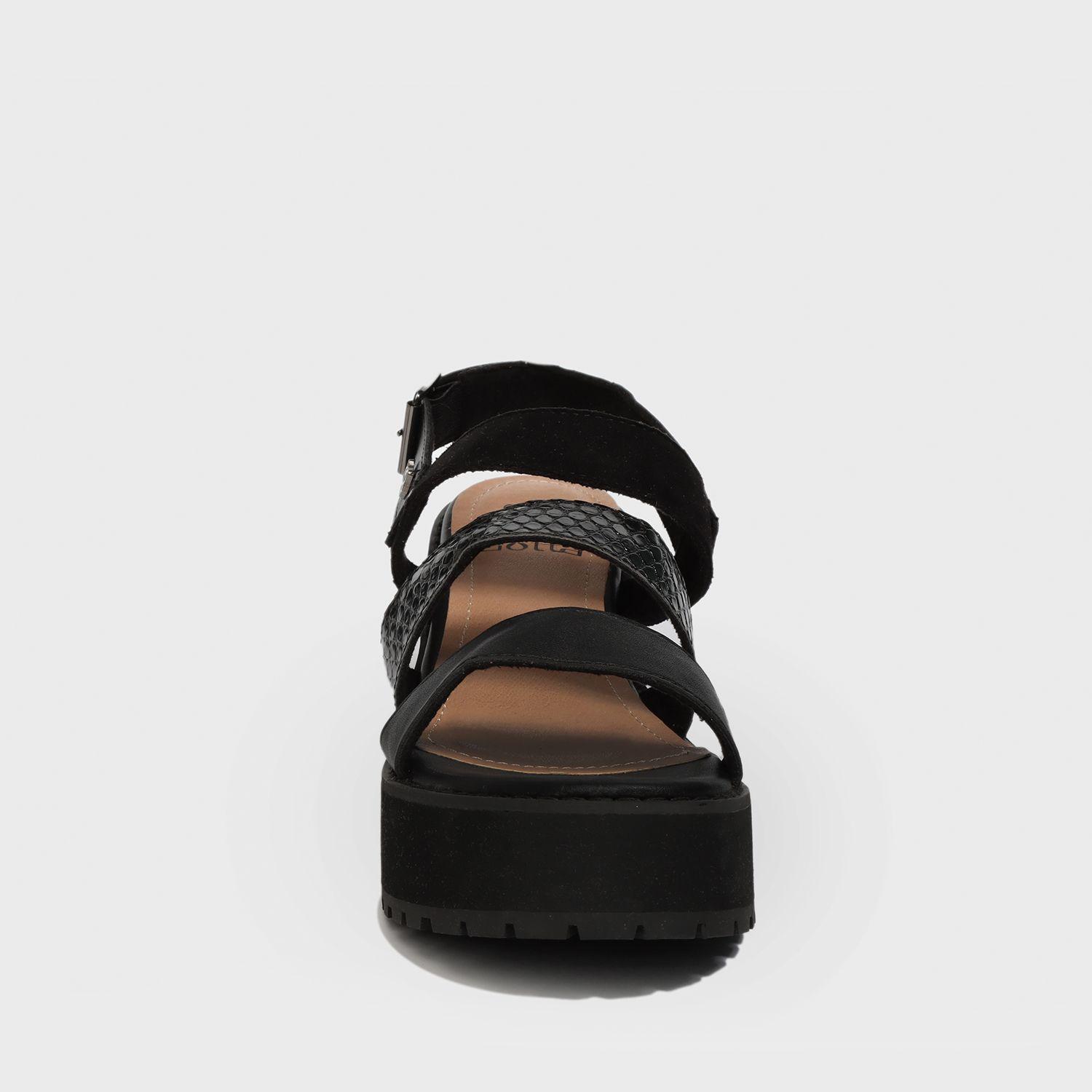 Sandalia Negra Mujer 25794 Gotta-2
