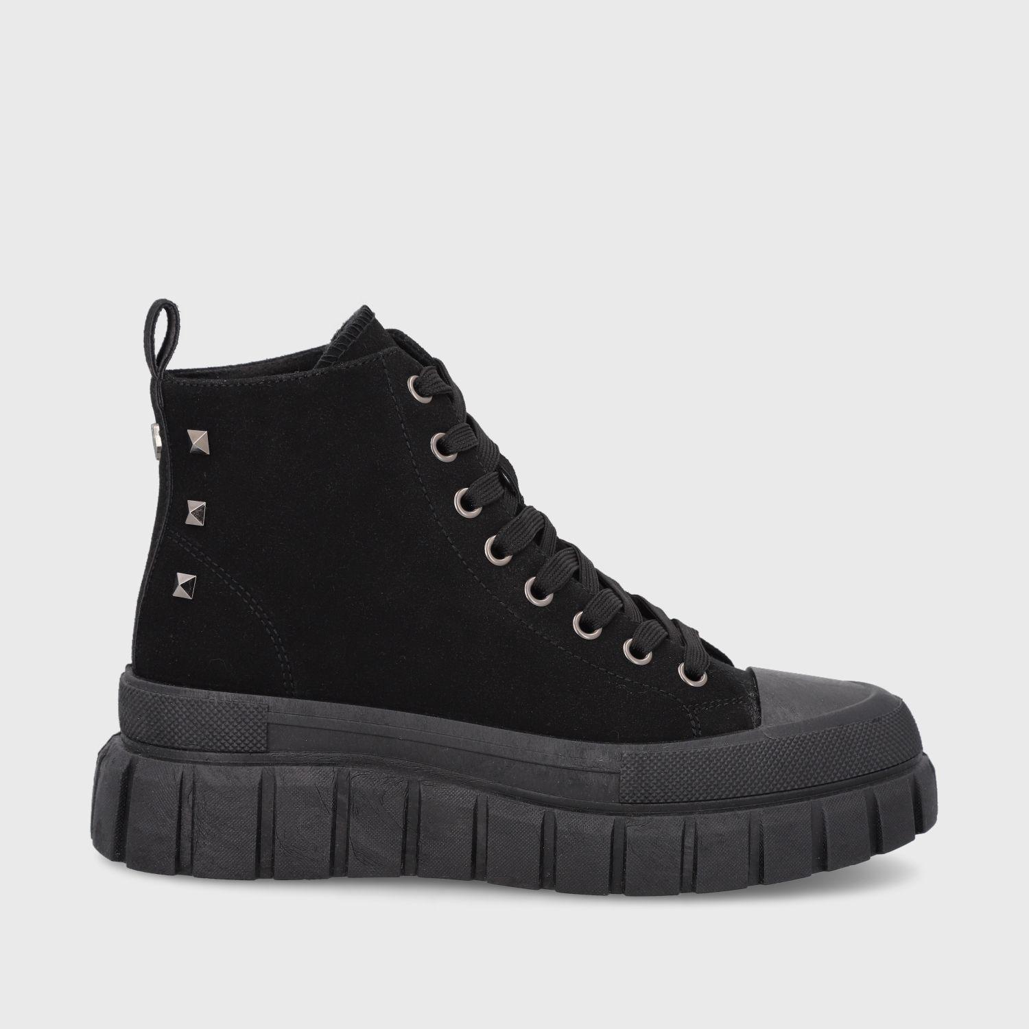 Zapatilla Negra Mujer 38522 Gotta-0