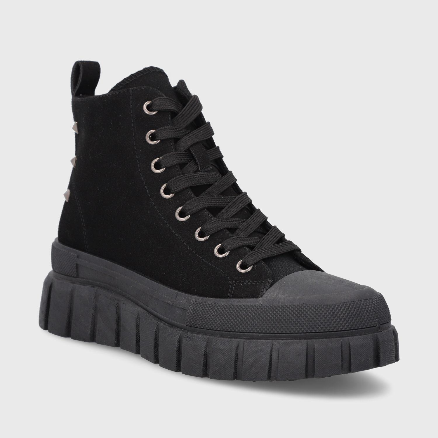 Zapatilla Negra Mujer 38522 Gotta-1