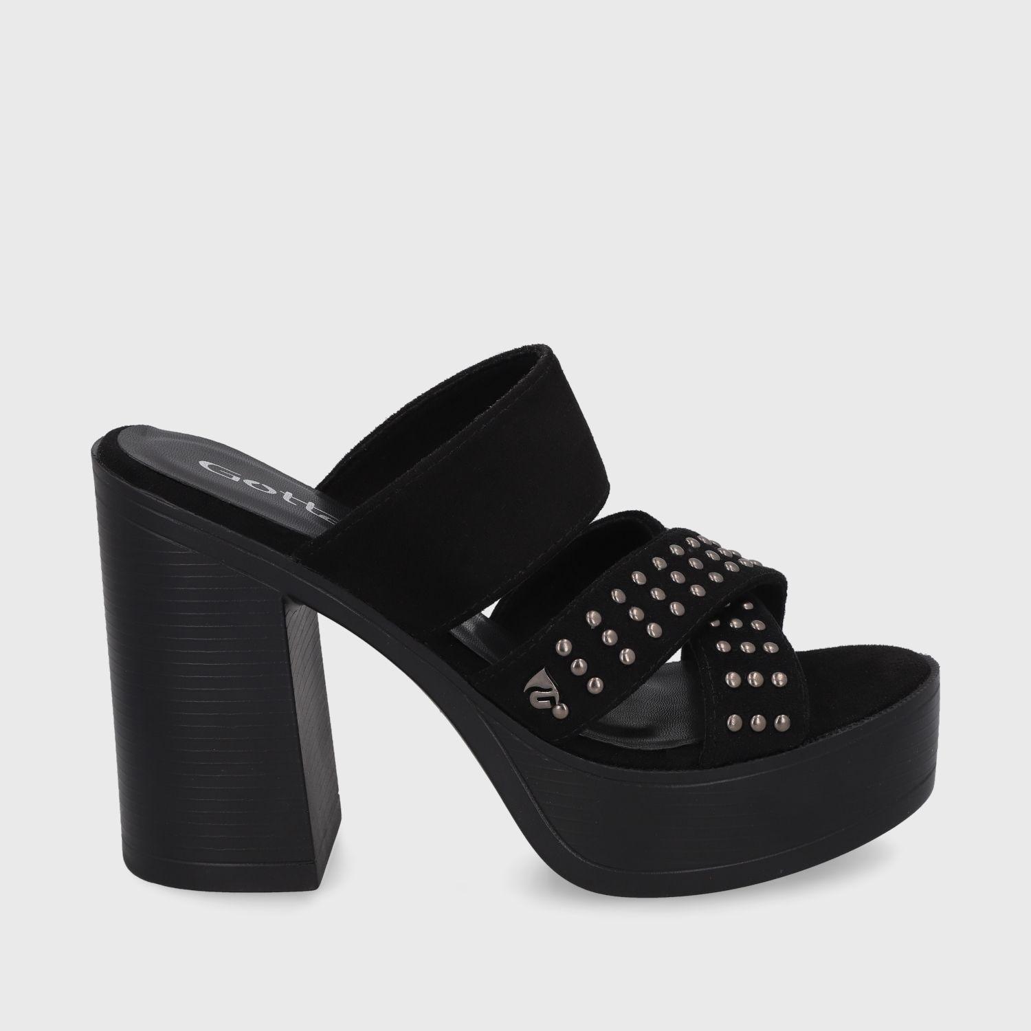 Sandalia Negra  Mujer 45964 Gotta-0