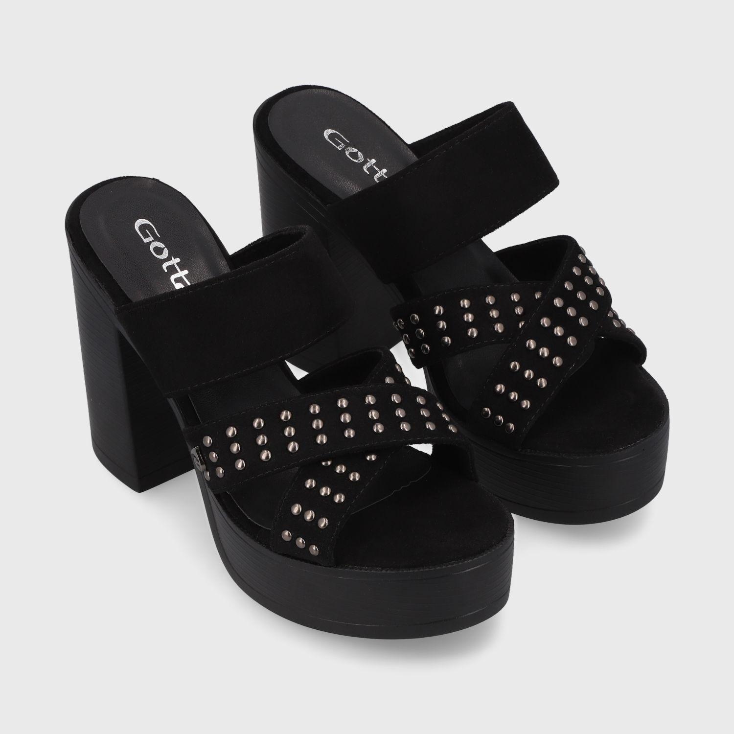 Sandalia Negra  Mujer 45964 Gotta-2