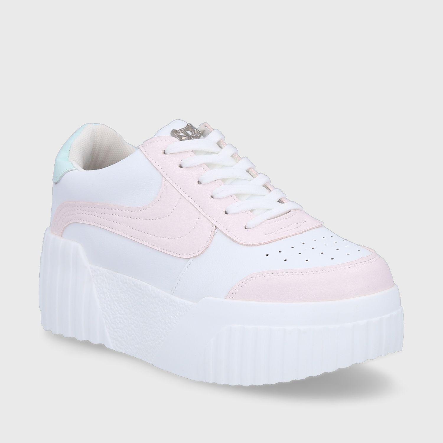Zapatilla Cuero Rosa Mujer 13142 Gotta-1