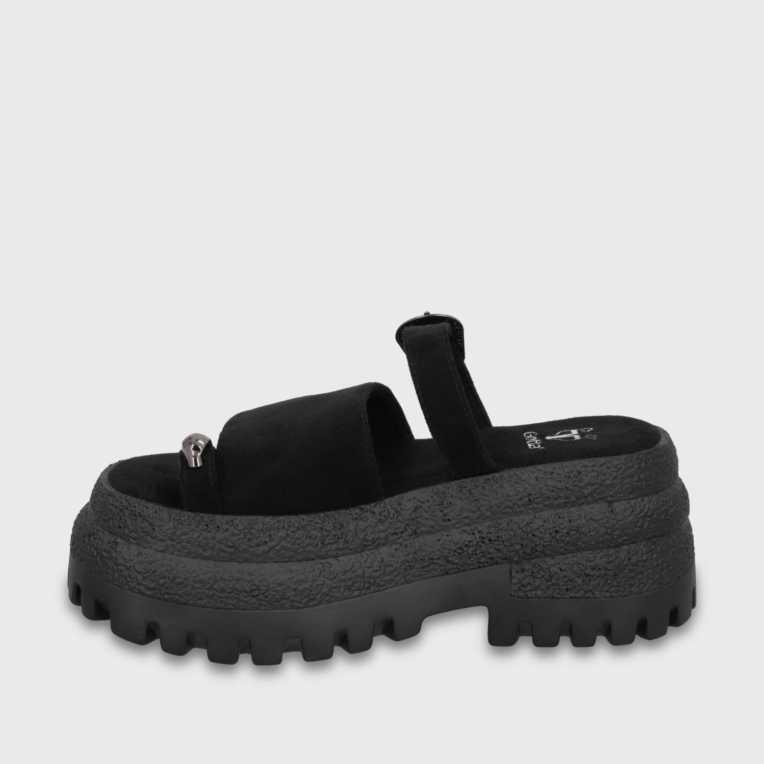 Sandalia Plataforma Negra Mujer 55295 Gotta-3