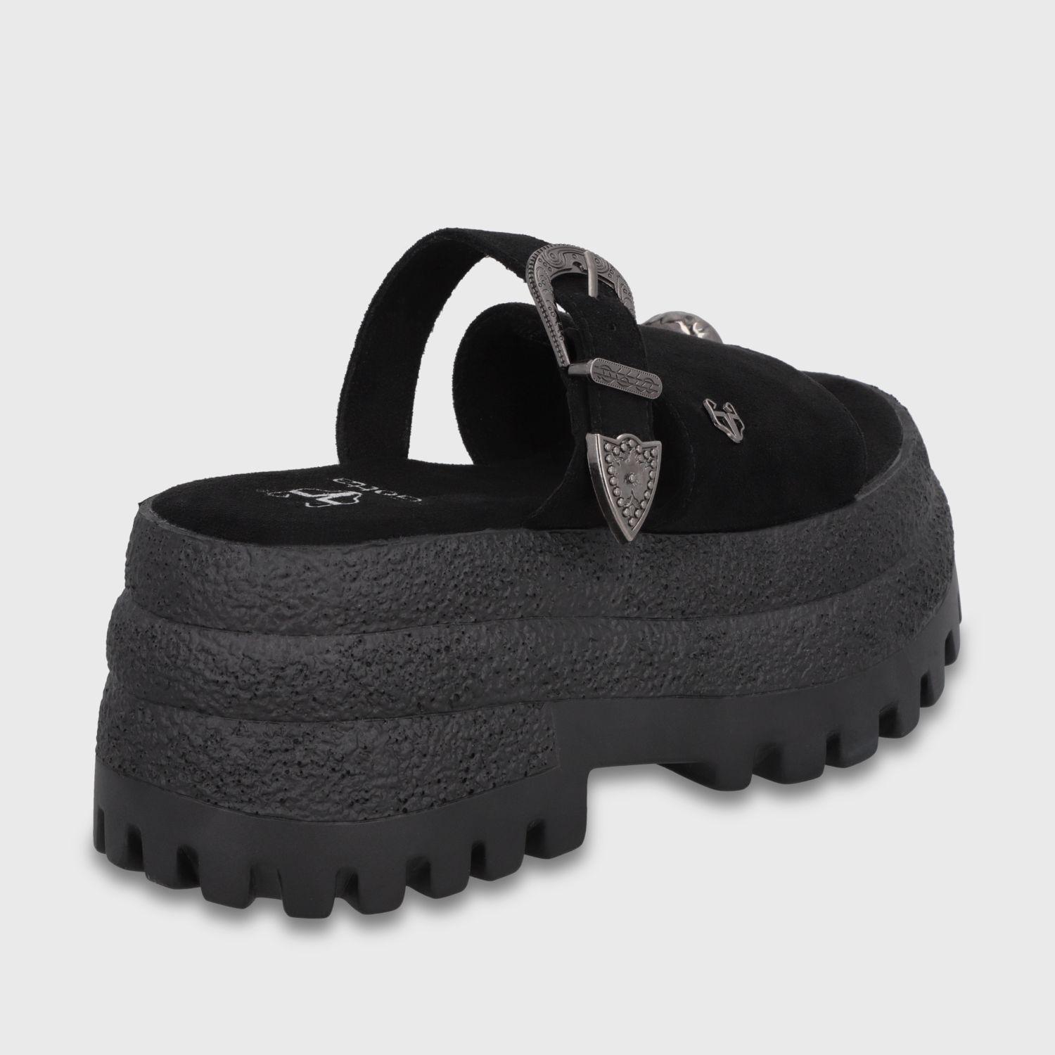 Sandalia Plataforma Negra Mujer 55295 Gotta-4