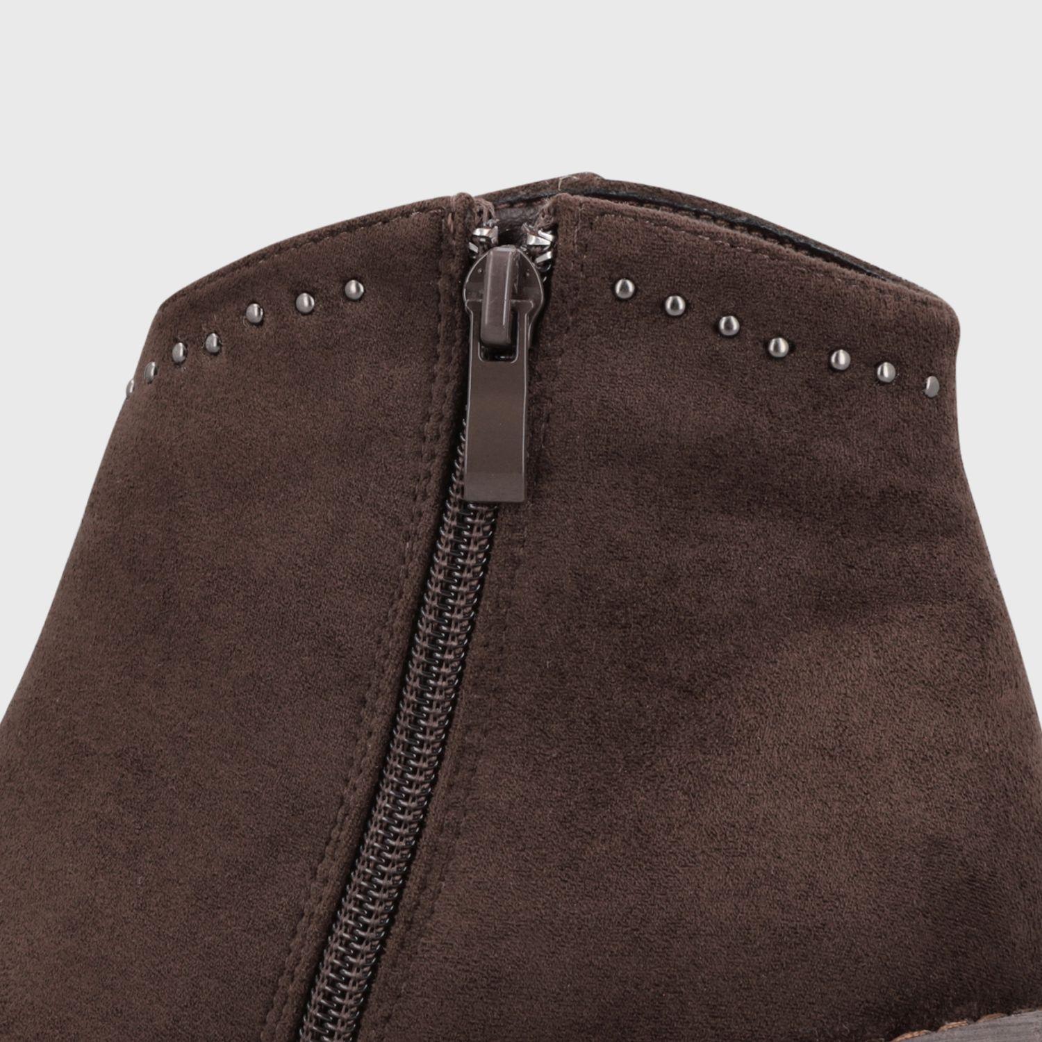 Botin Taco Café Mujer 1504153 Gotta-5