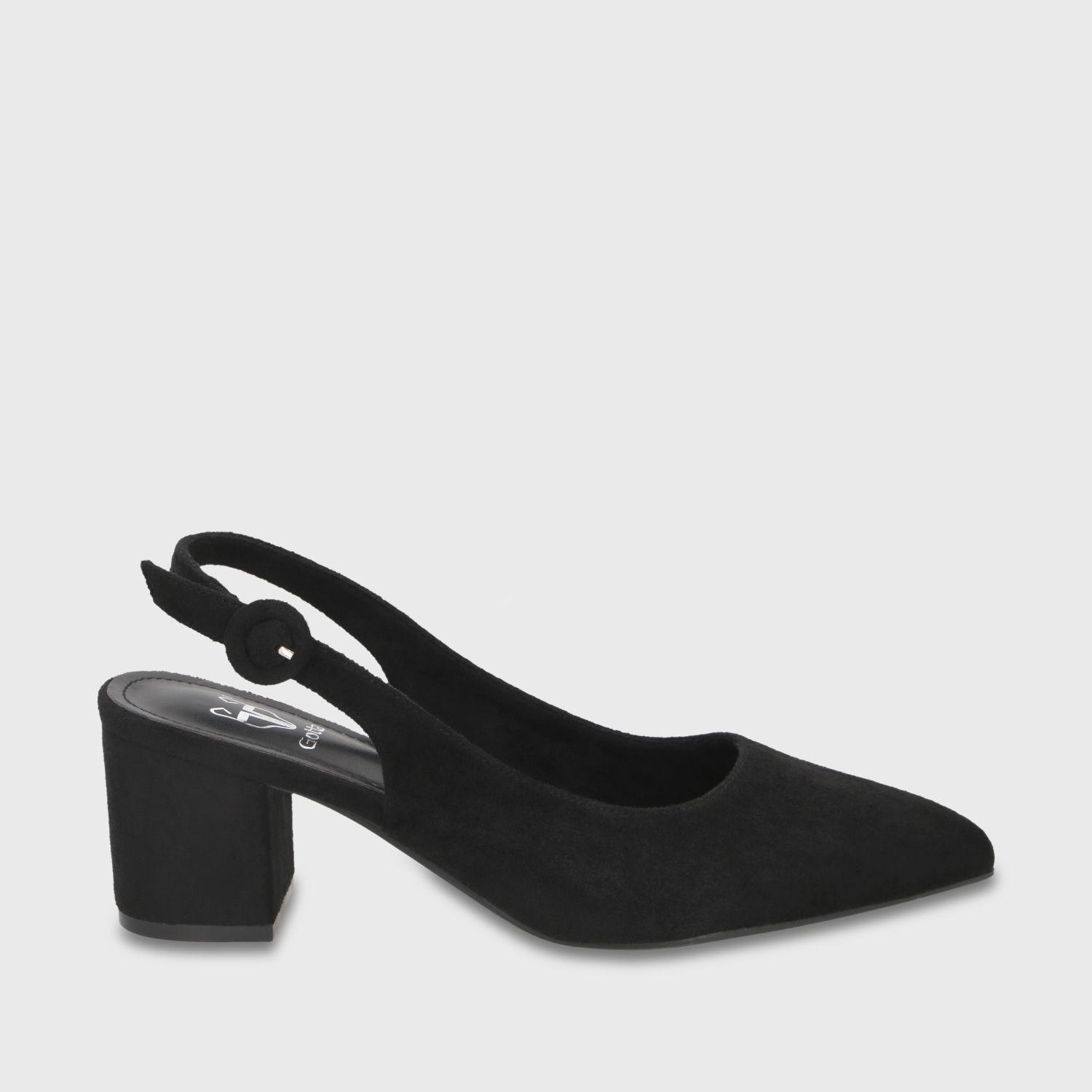 Zapato Taco Negro Mujer 64040 Gotta-0