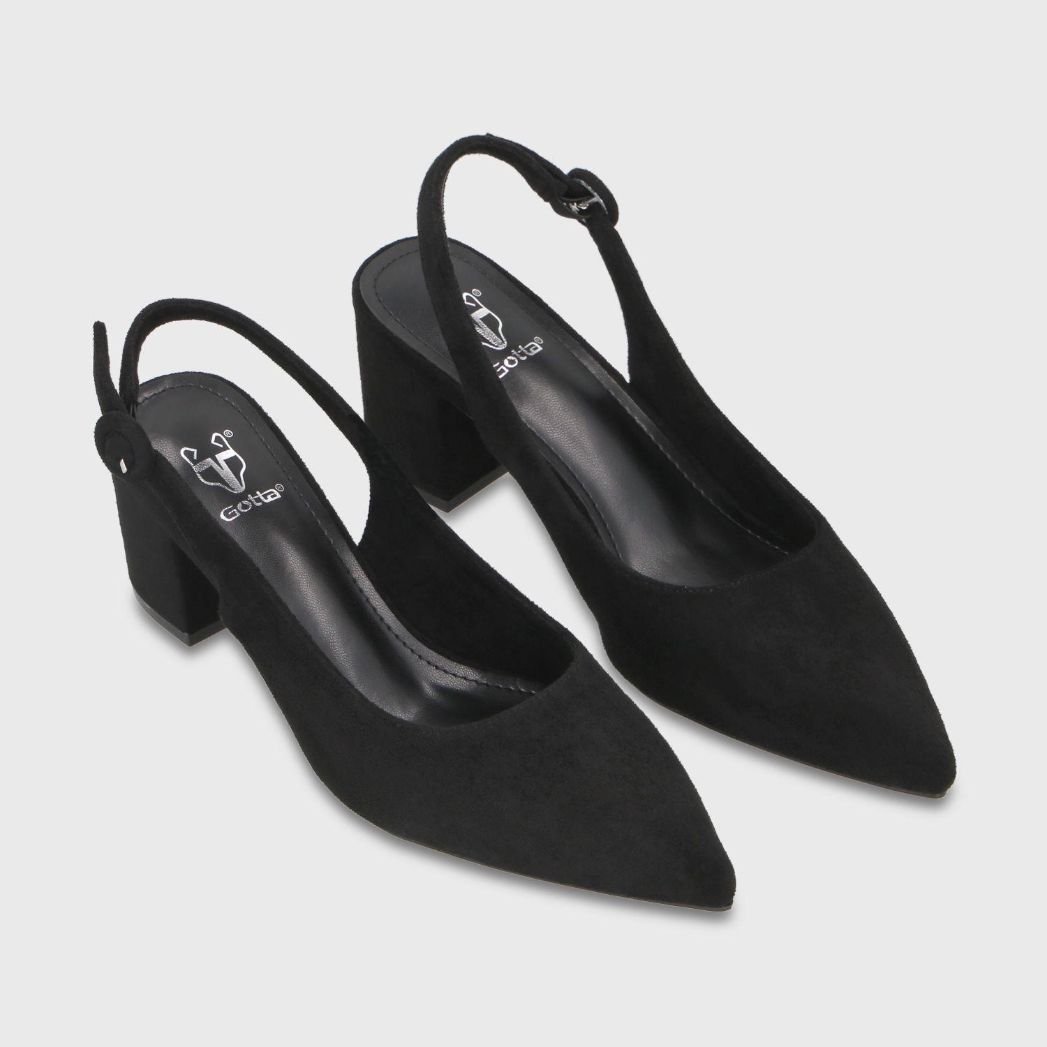 Zapato Taco Negro Mujer 64040 Gotta-2