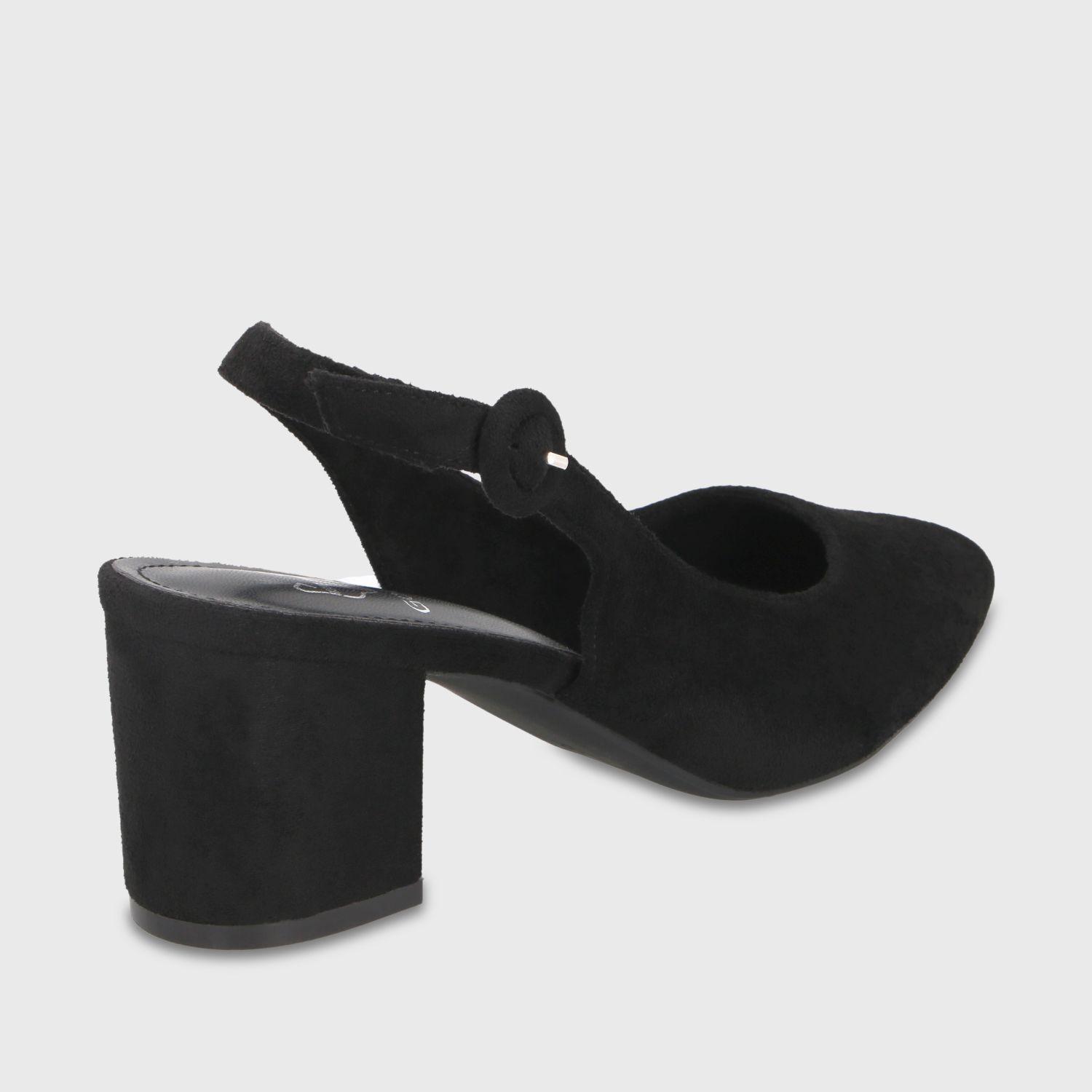 Zapato Taco Negro Mujer 64040 Gotta-4