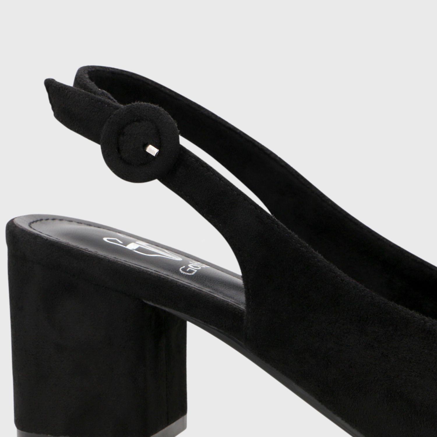 Zapato Taco Negro Mujer 64040 Gotta-5