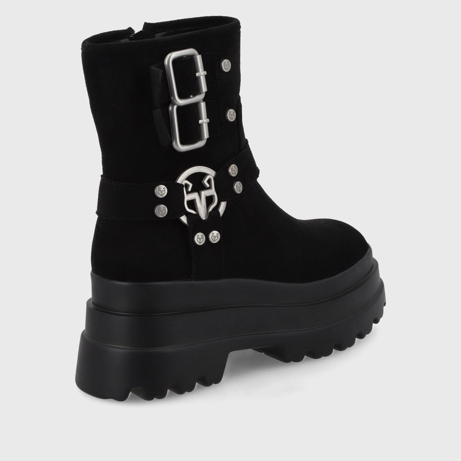 Botín Plataforma Negro Mujer 36036 Gotta-4