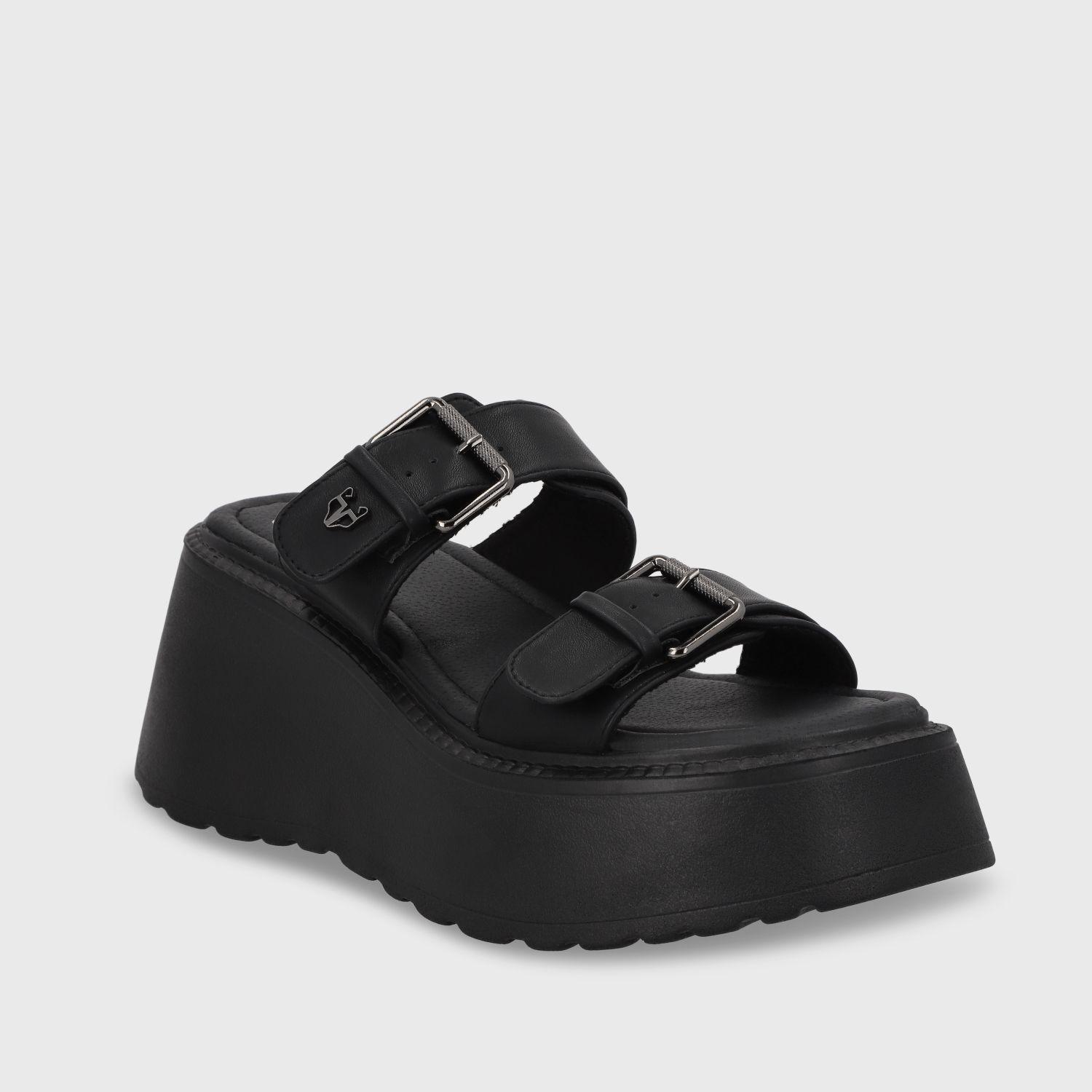 Sandalia Plataforma Negro Mujer 53721 Gotta-1