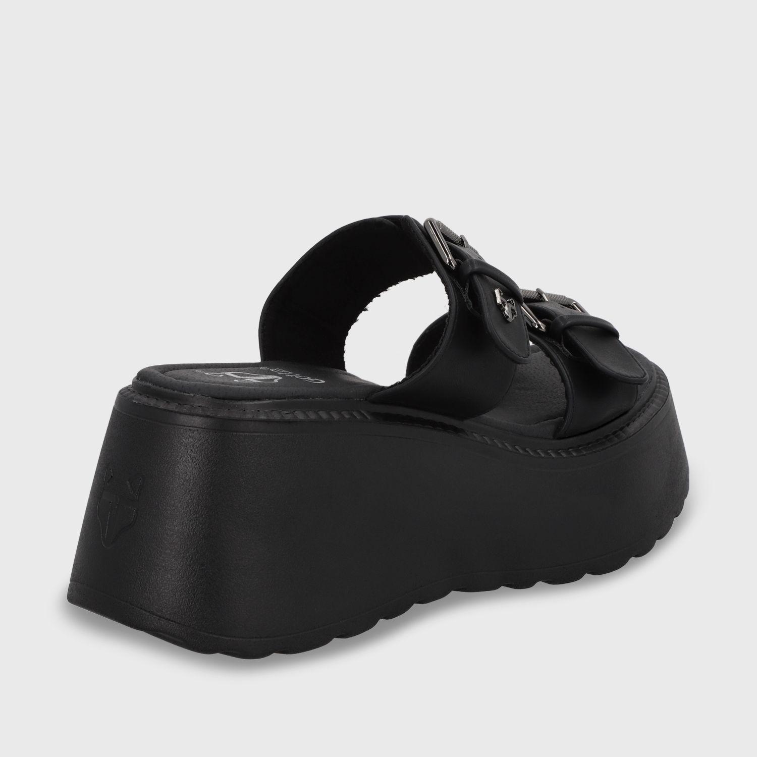 Sandalia Plataforma Negro Mujer 53721 Gotta-4