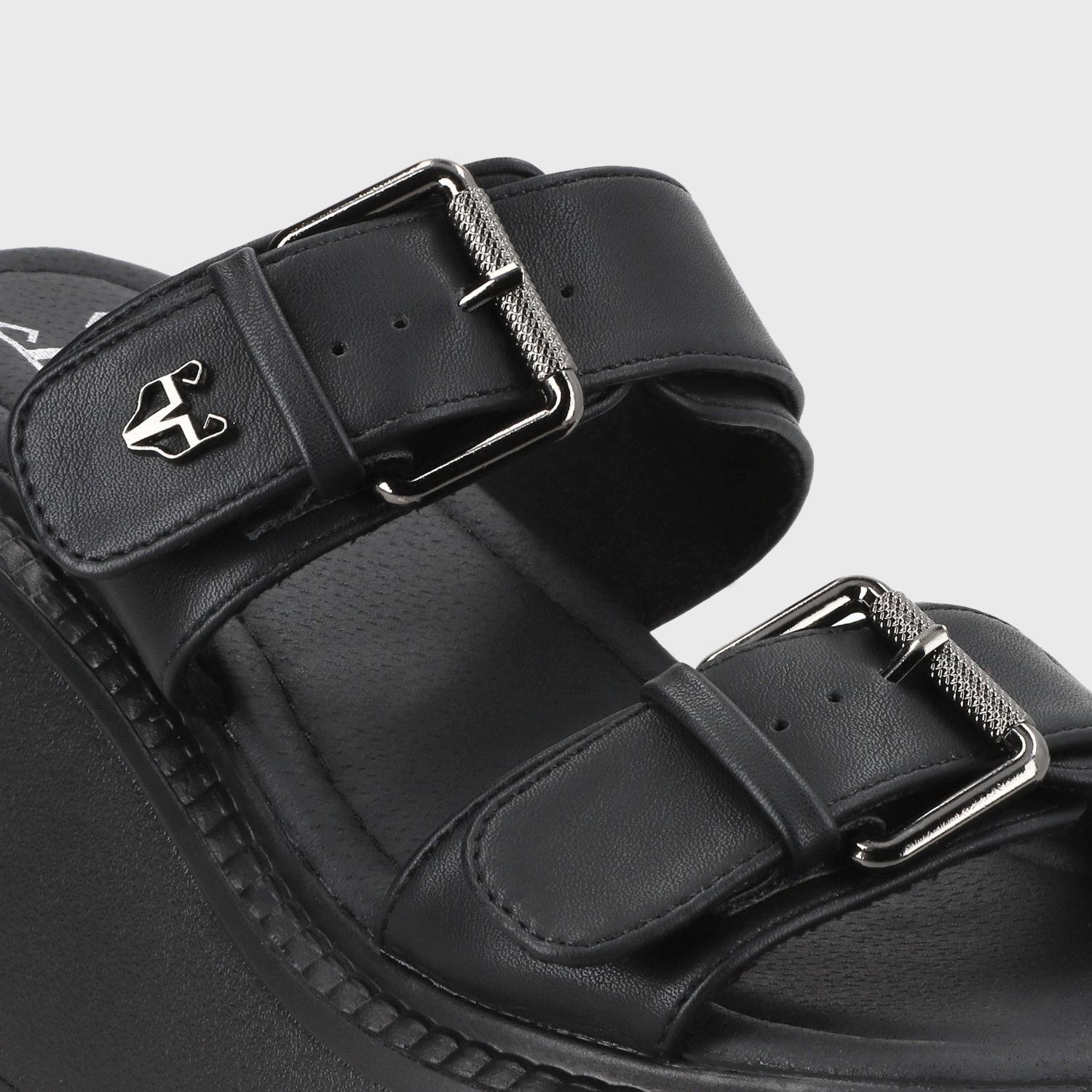 Sandalia Plataforma Negro Mujer 53721 Gotta-5