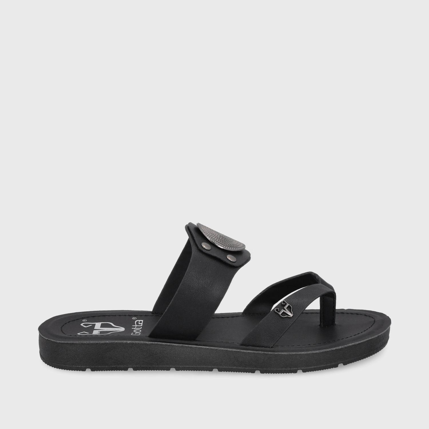 Sandalia Negra  Mujer 13256 Gotta-0