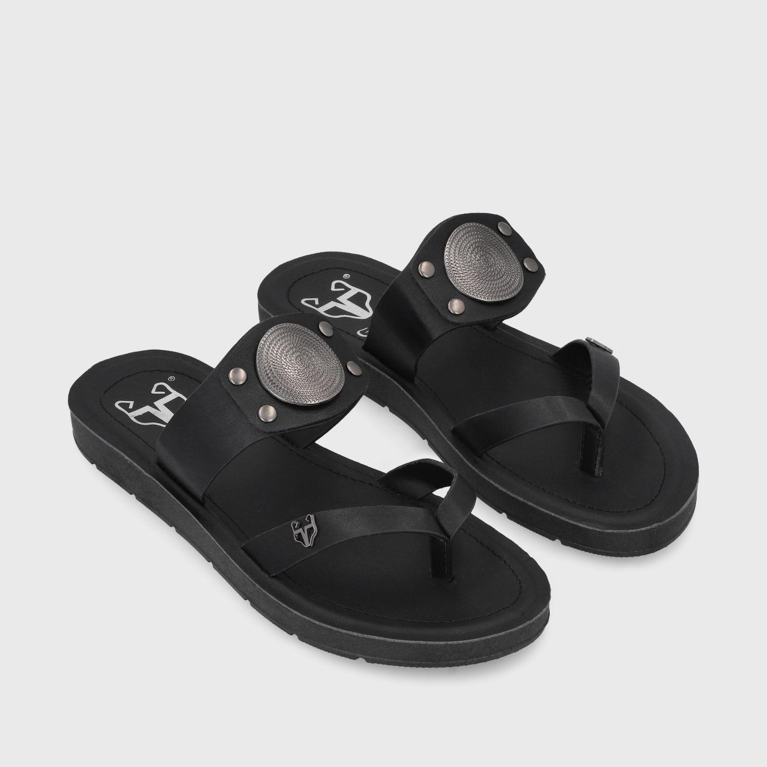 Sandalia Negra  Mujer 13256 Gotta-2