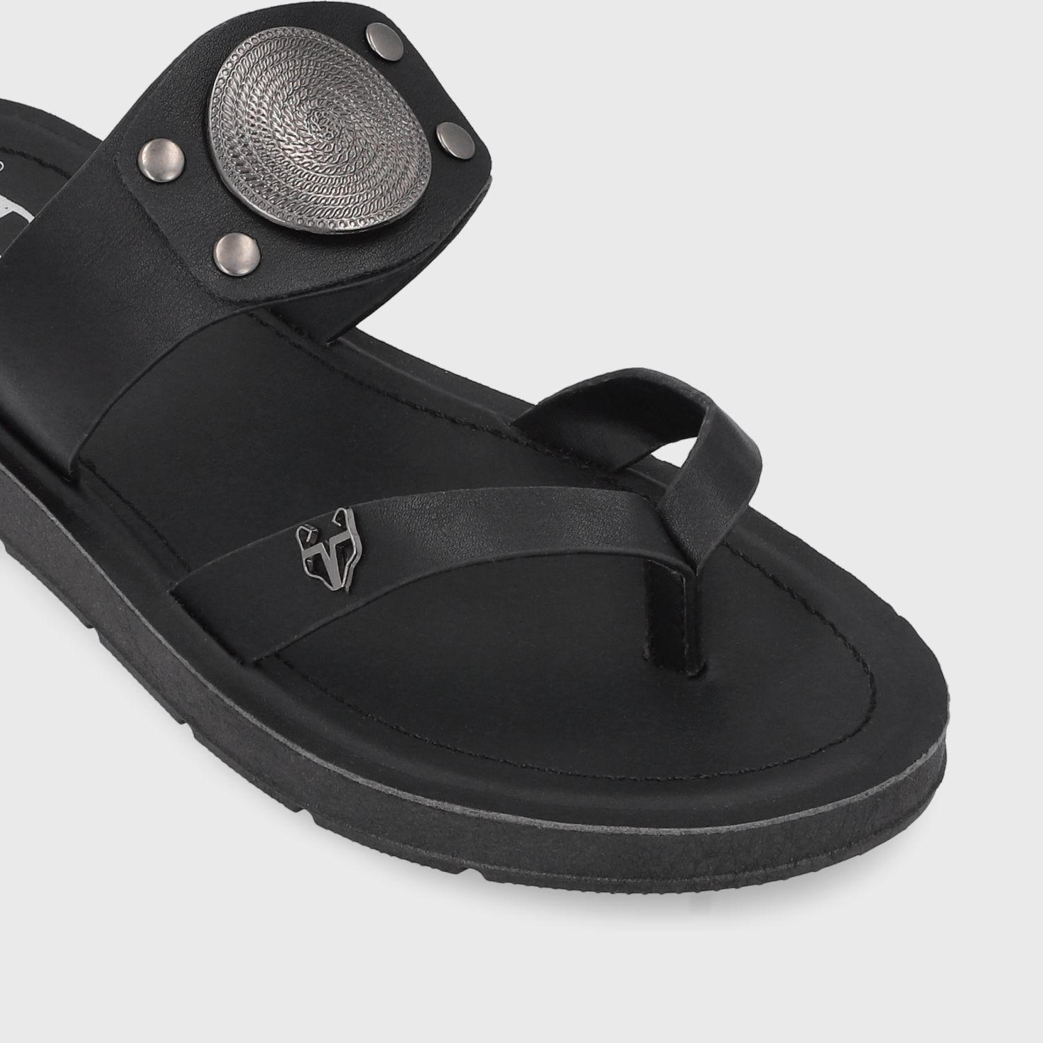Sandalia Negra  Mujer 13256 Gotta-5