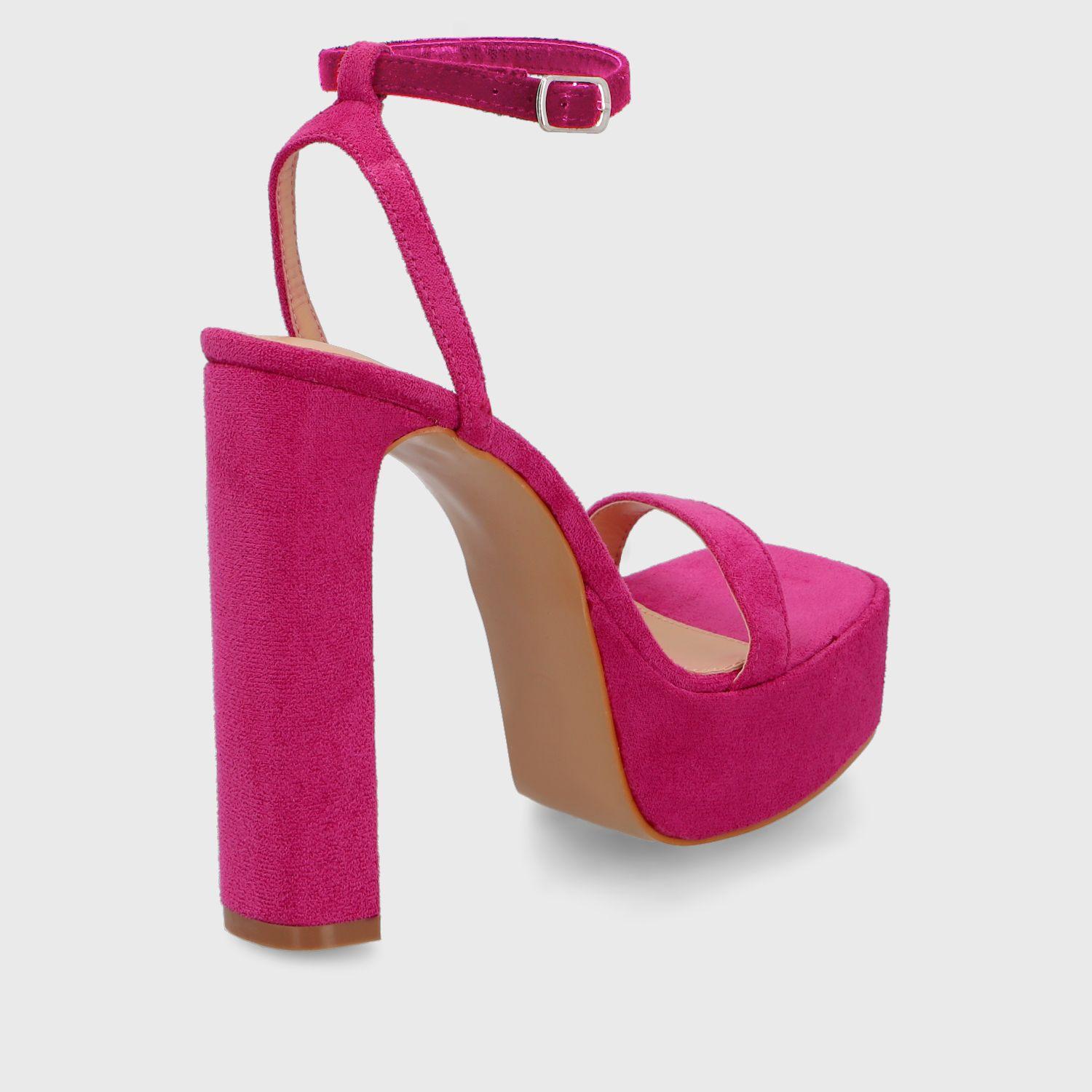 Sandalia Taco Fucsia Mujer 35101 Gotta-6