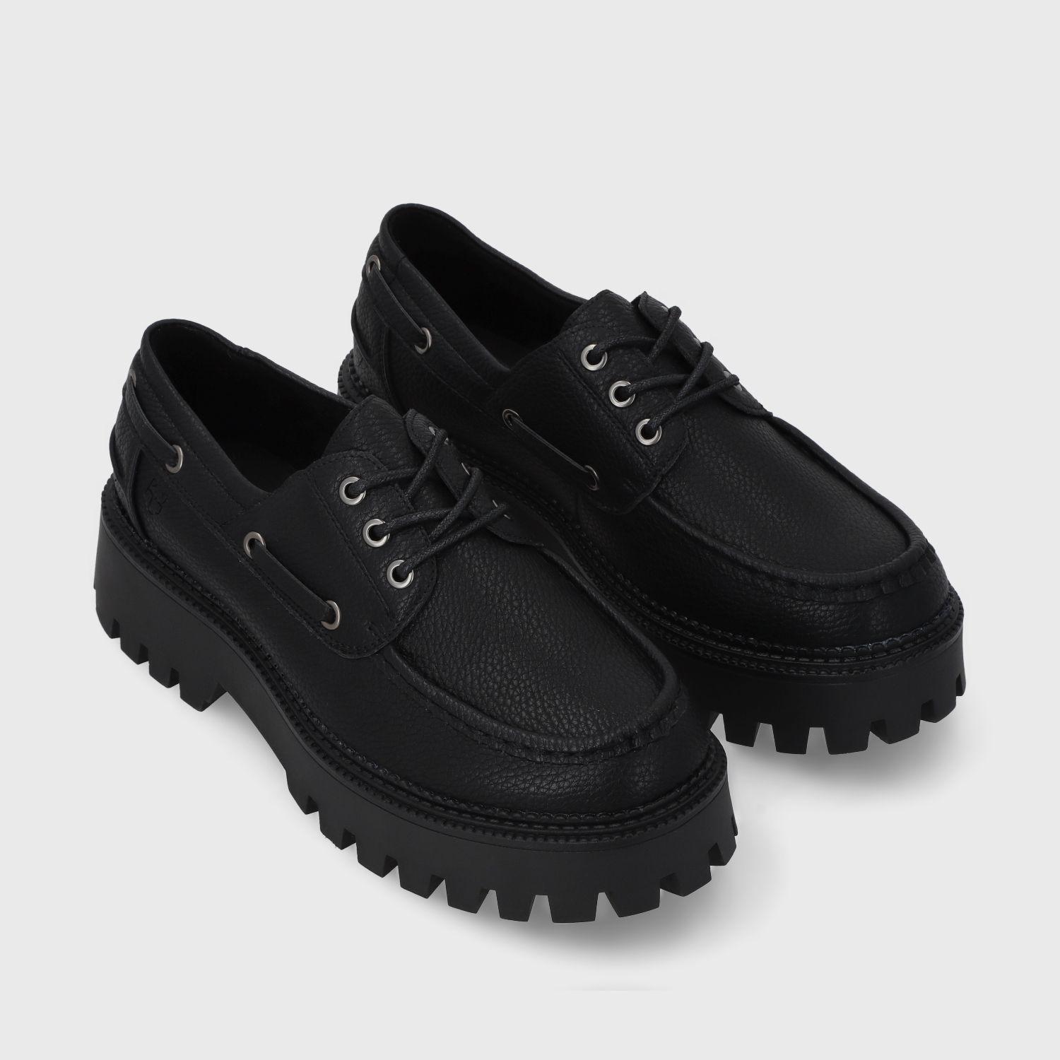 Zapato Plataforma Negro Mujer 46302 Gotta-5