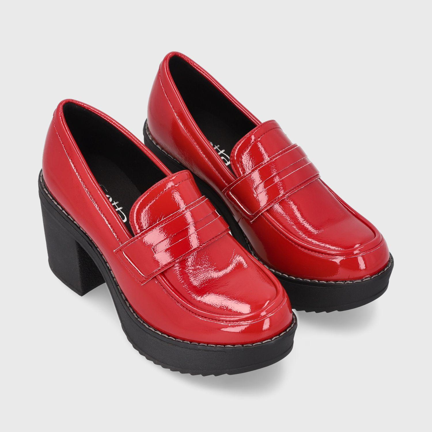 Zapato Rojo Charol Mujer 13503 Gotta-2
