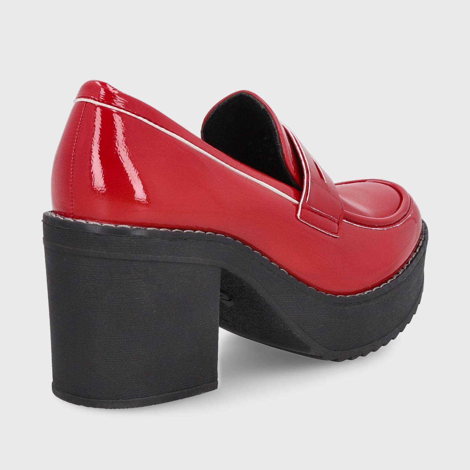Zapato Rojo Charol Mujer 13503 Gotta-4