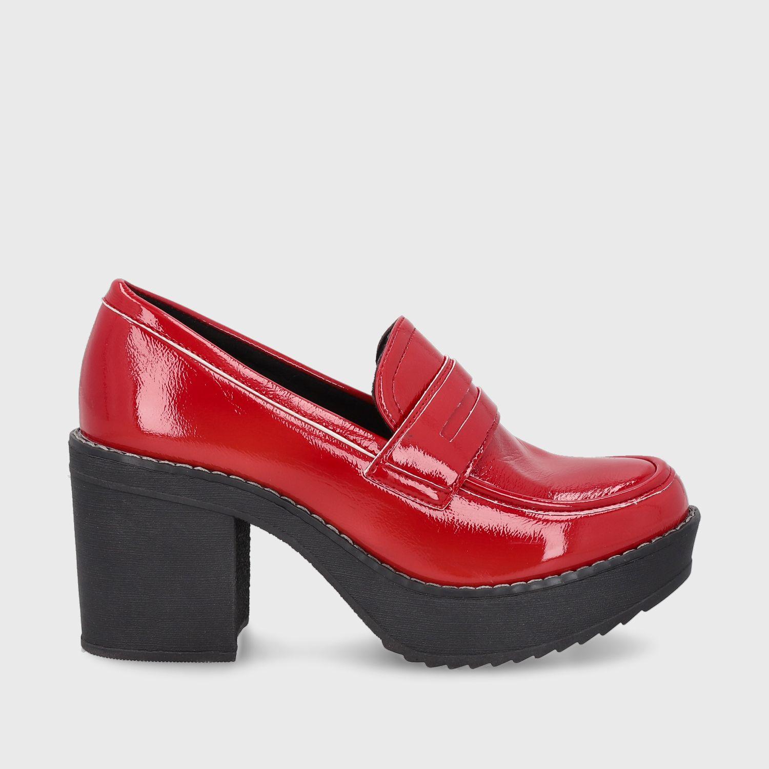 Zapato Rojo Charol Mujer 13503 Gotta-0