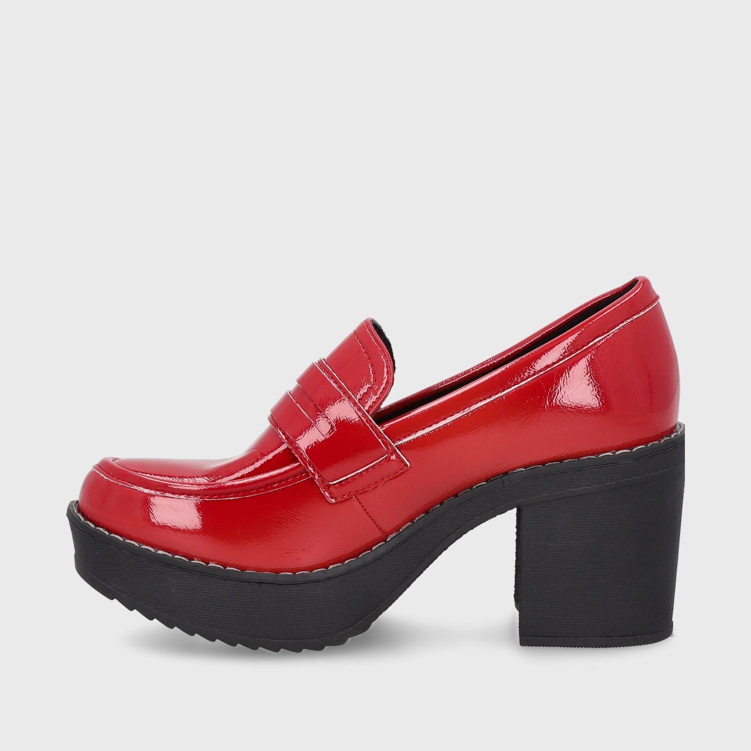 Zapato Rojo Charol Mujer 13503 Gotta-3