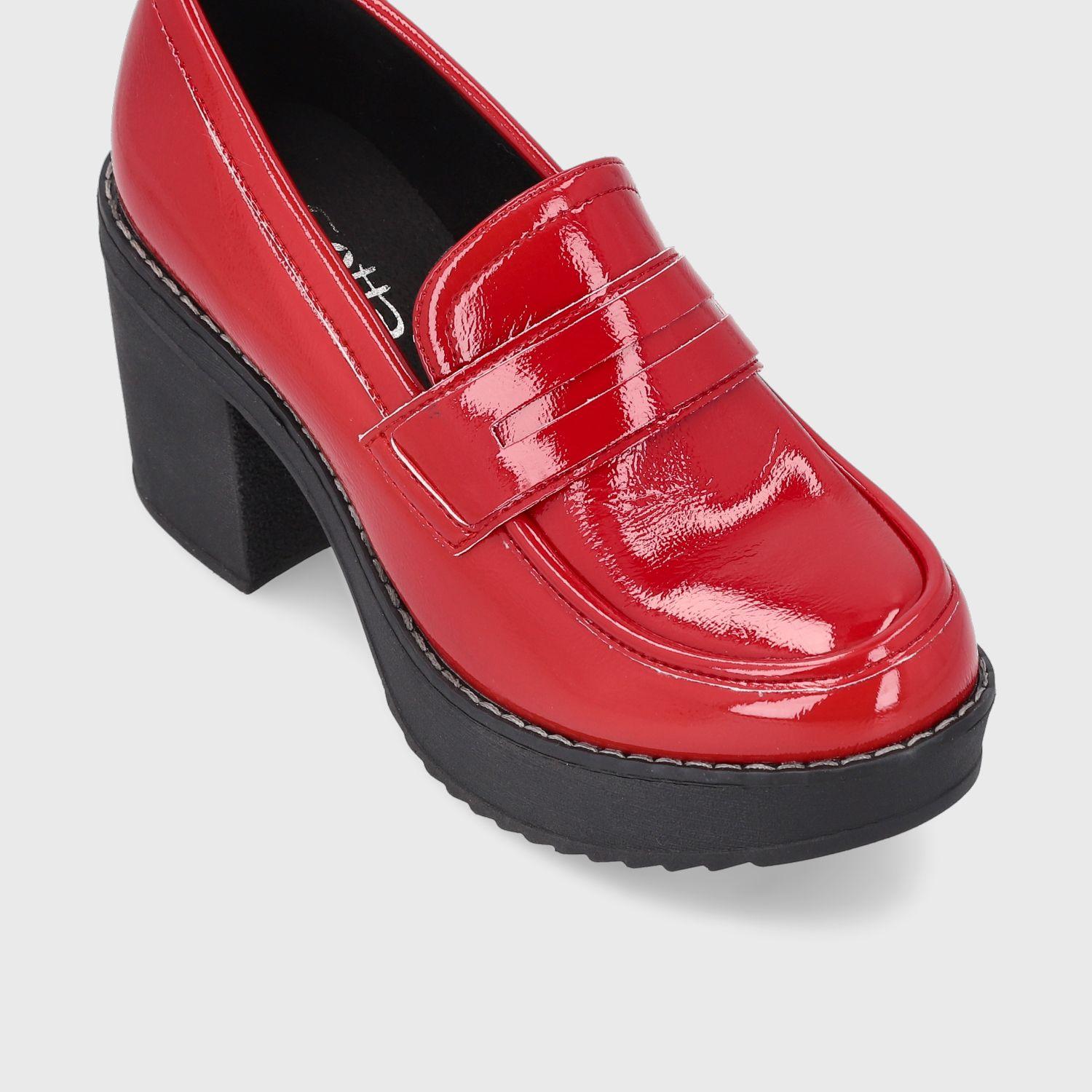 Zapato Rojo Charol Mujer 13503 Gotta-5