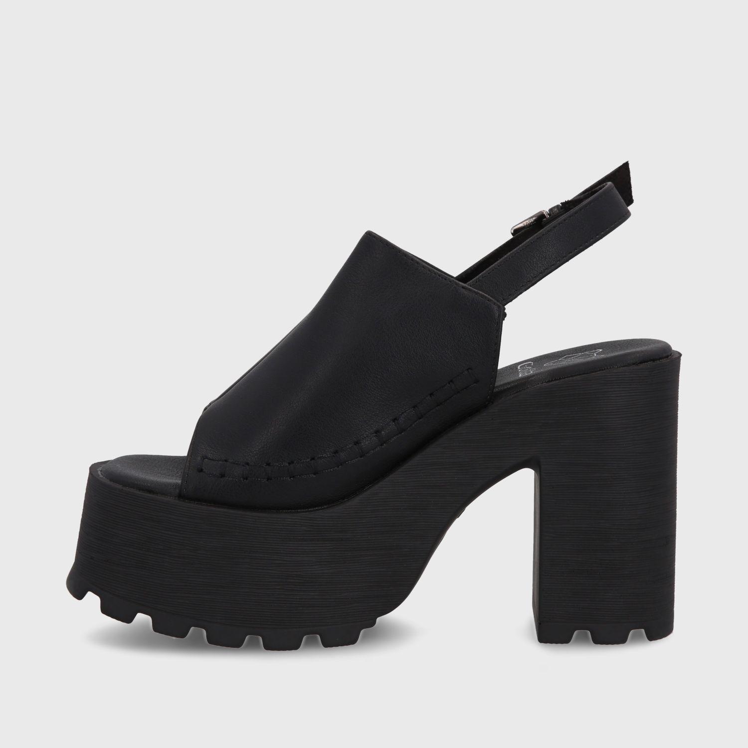 Sandalia Plataforma Negra Mujer 35283 Gotta-3