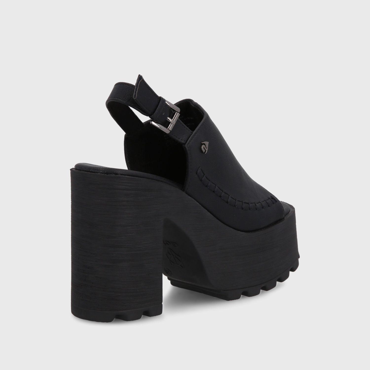 Sandalia Plataforma Negra Mujer 35283 Gotta-4