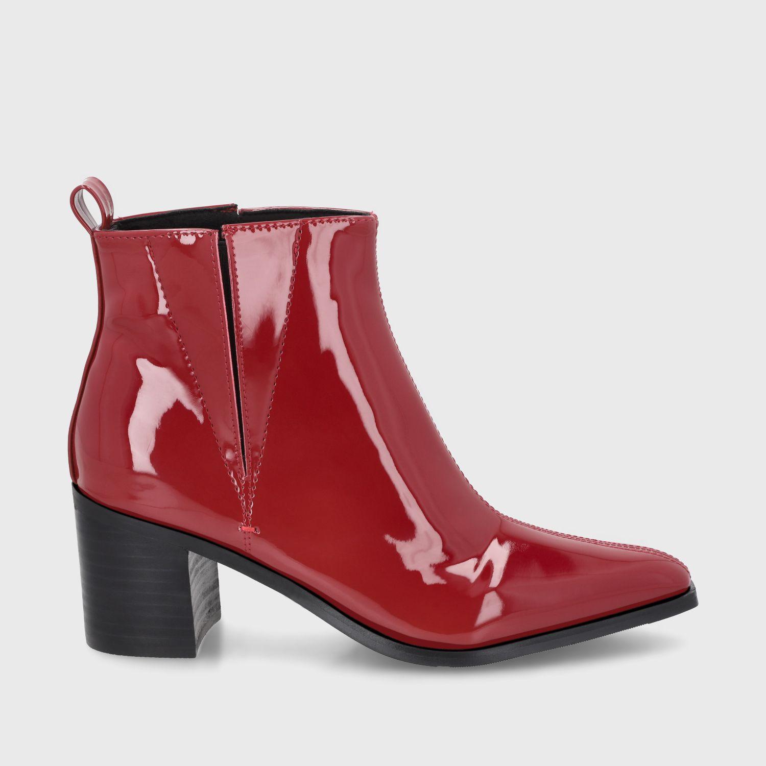 Botin Taco Rojo Mujer 55300 Gotta-0