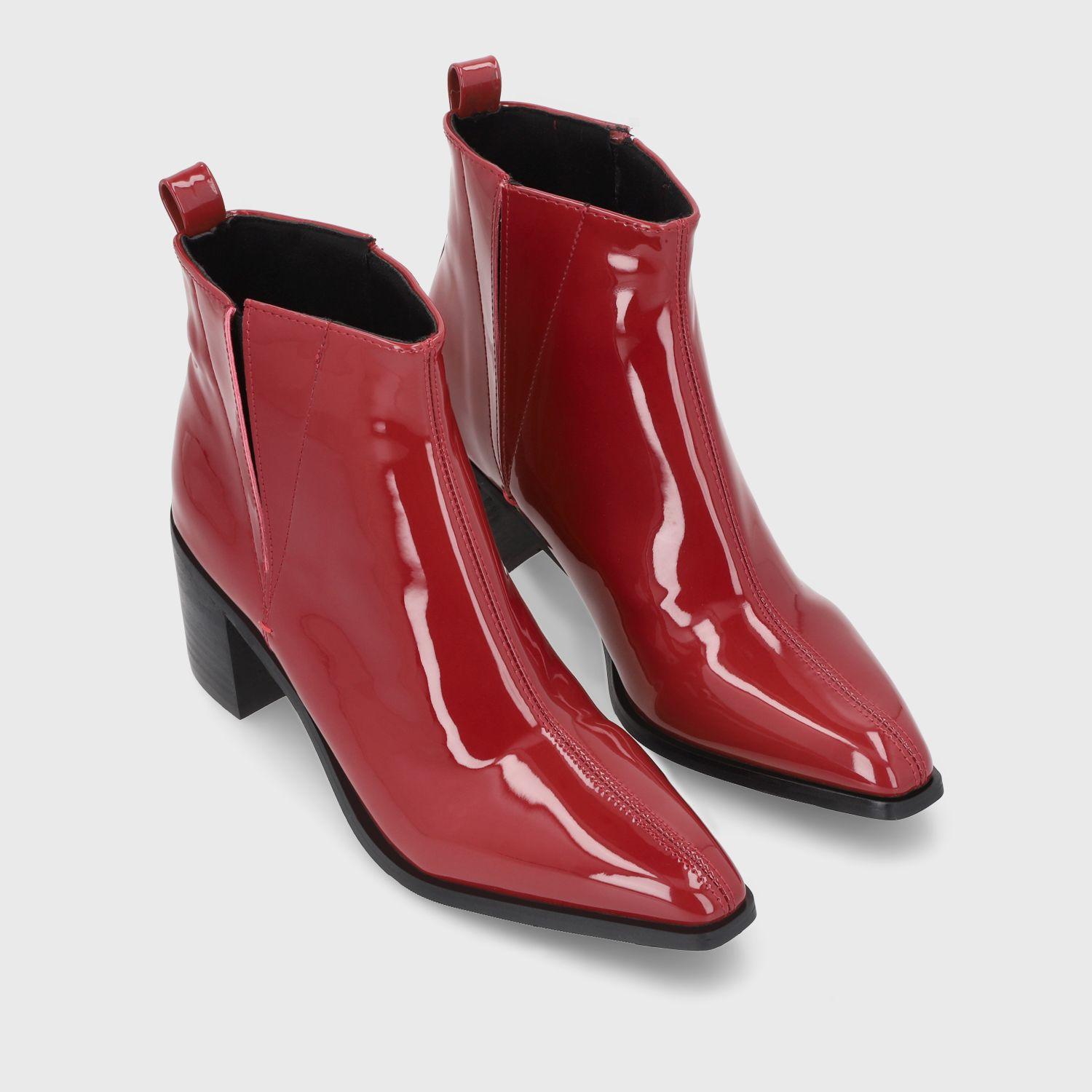 Botin Taco Rojo Mujer 55300 Gotta-2