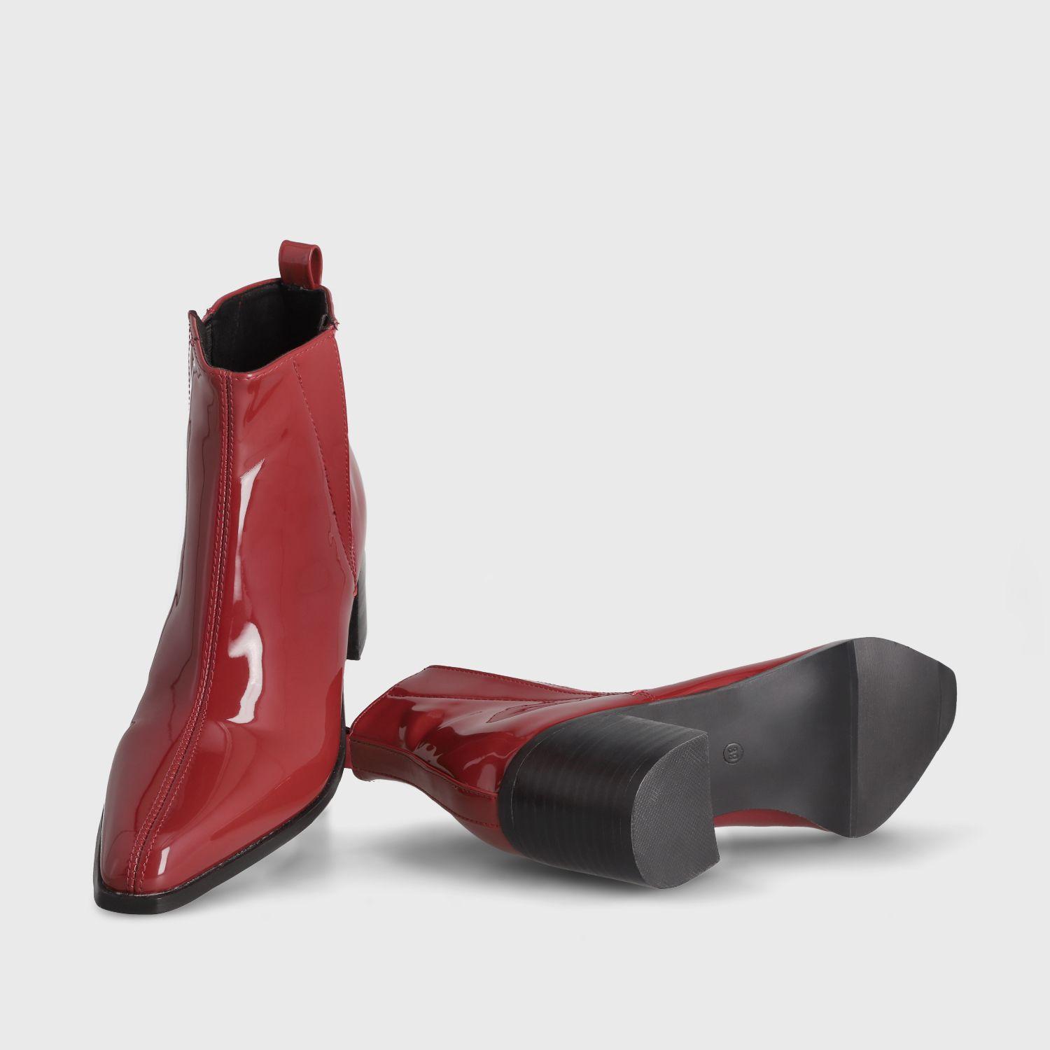 Botin Taco Rojo Mujer 55300 Gotta-6