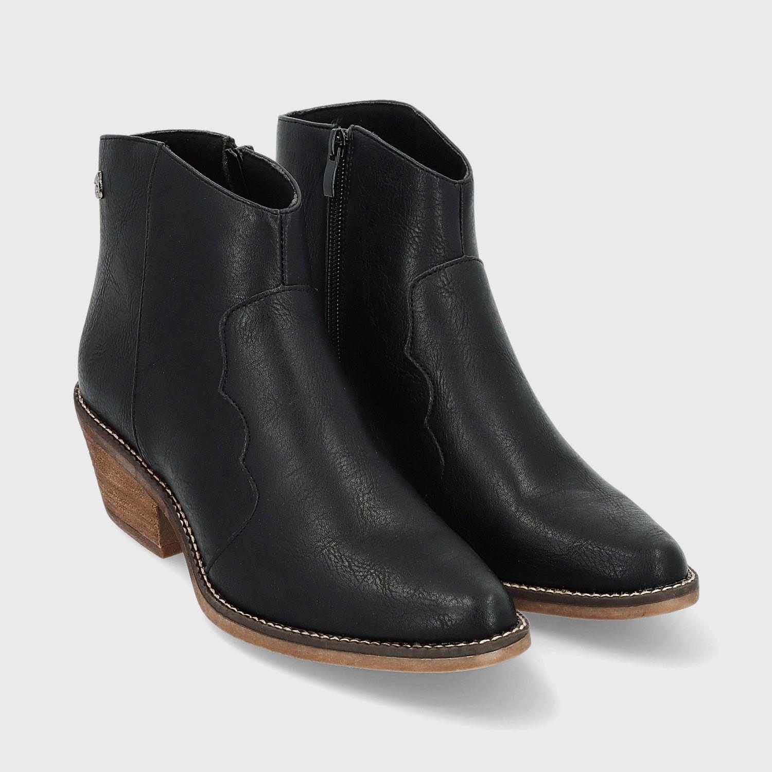 Botín Negro Mujer 23710 Gotta-2