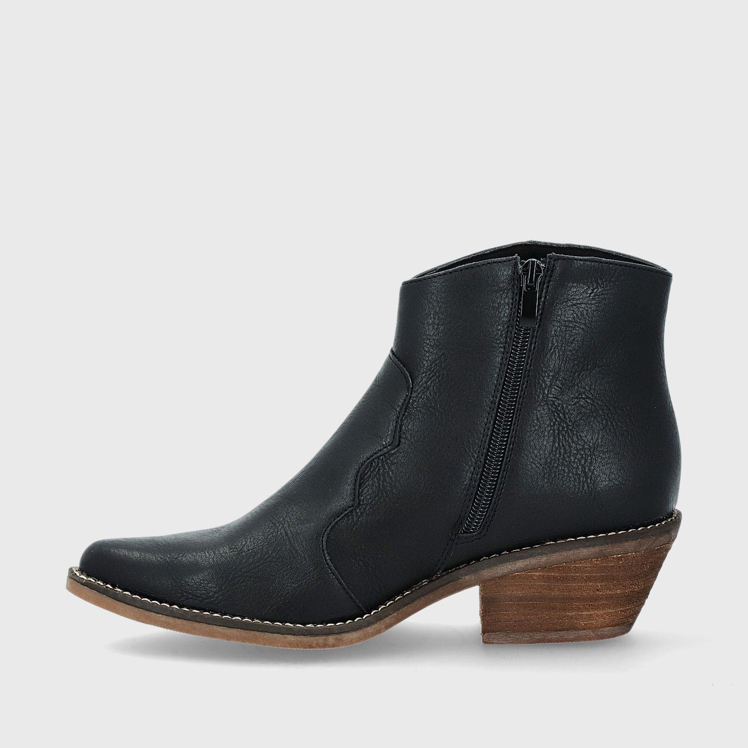 Botín Negro Mujer 23710 Gotta-3