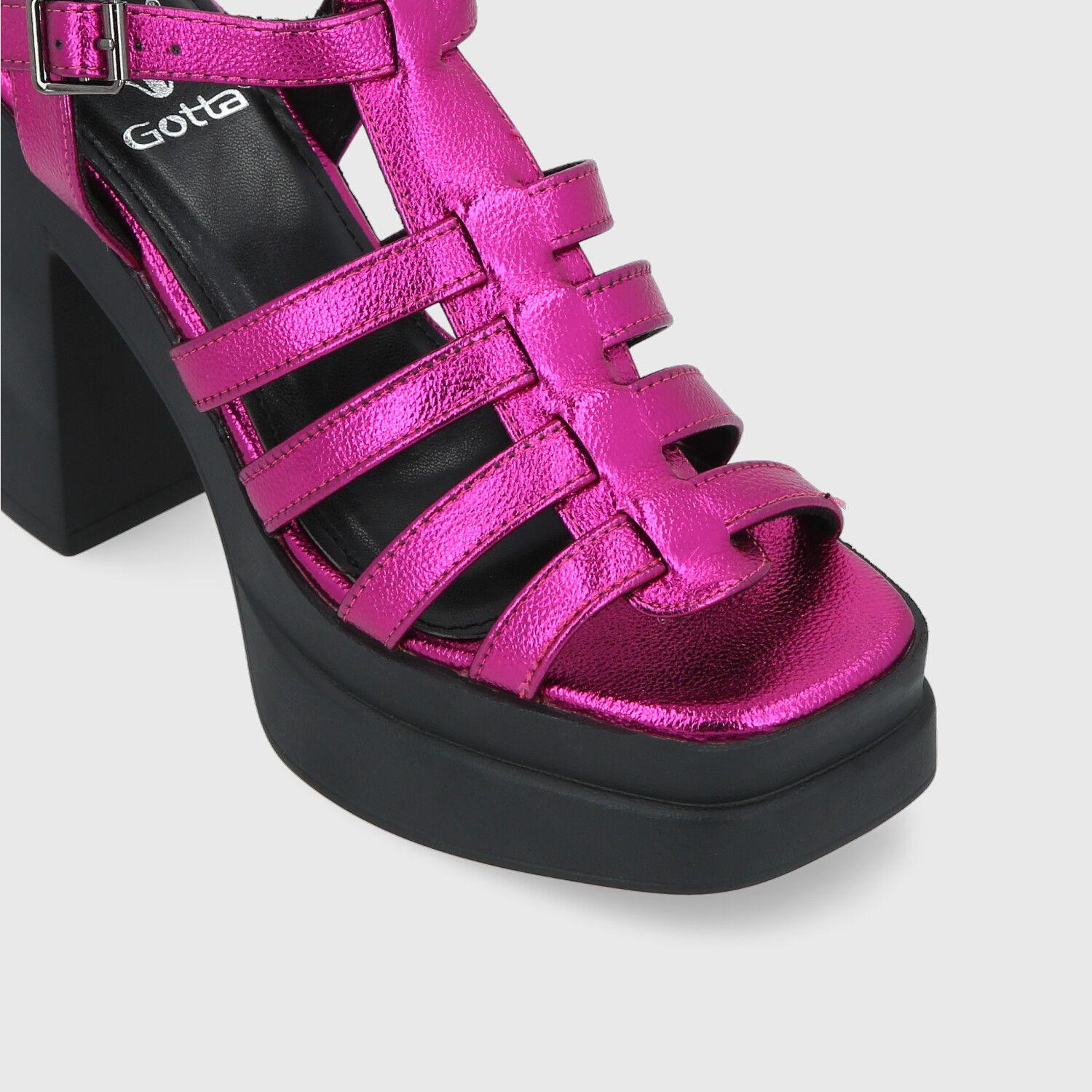 Sandalia Fucsia Mujer 45951 Gotta-5