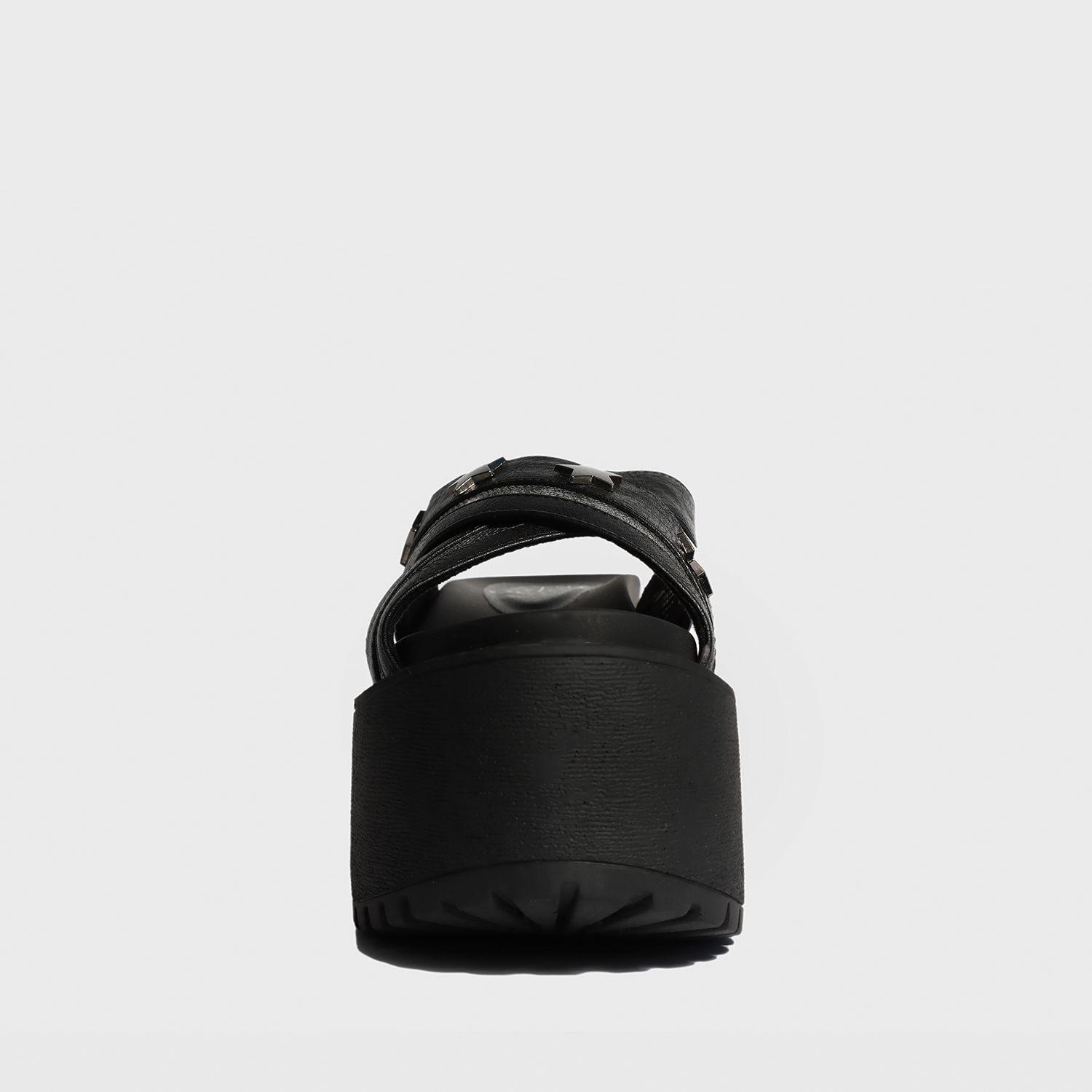 Sandalia Plataforma Negra Mujer 15677 Gotta-2
