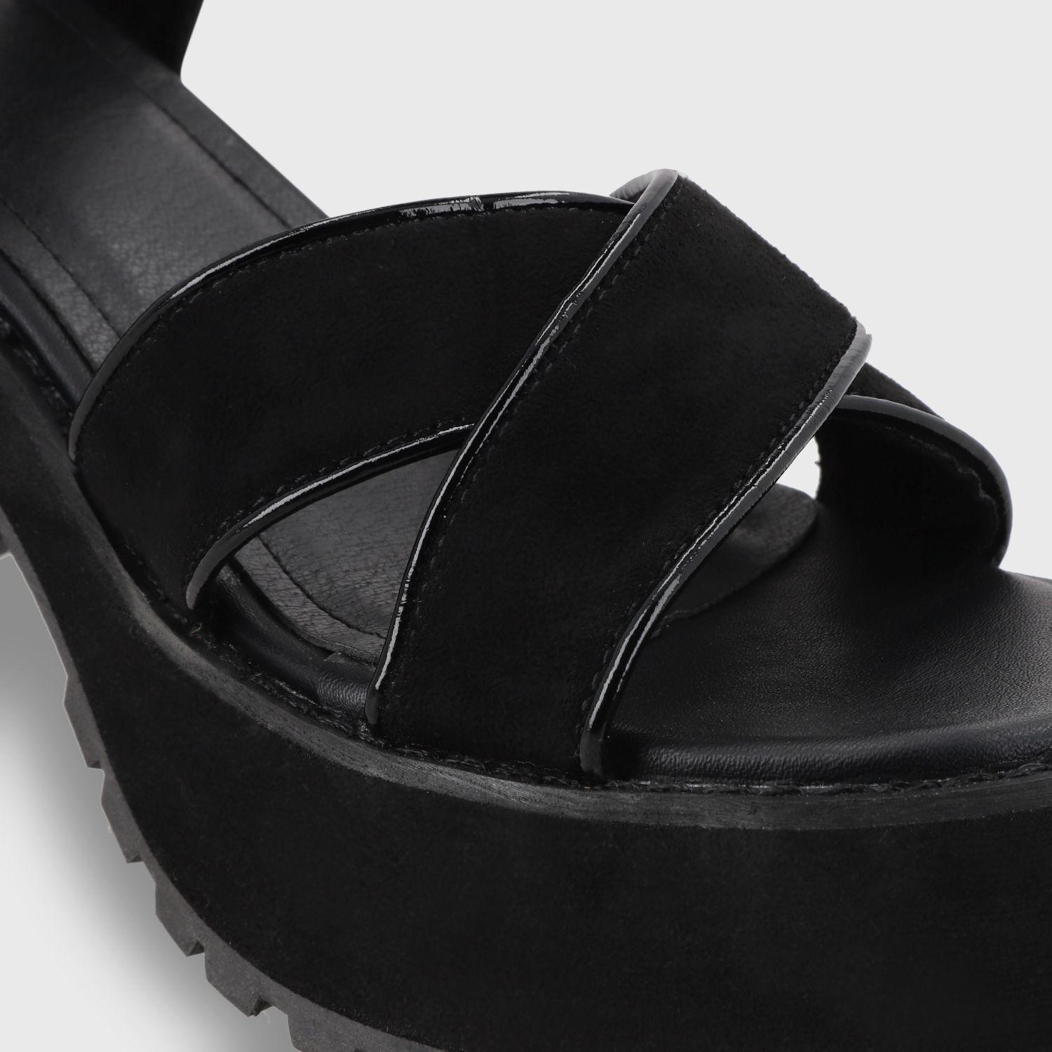 Sandalia Plataforma Negra Mujer 25796 Gotta-5
