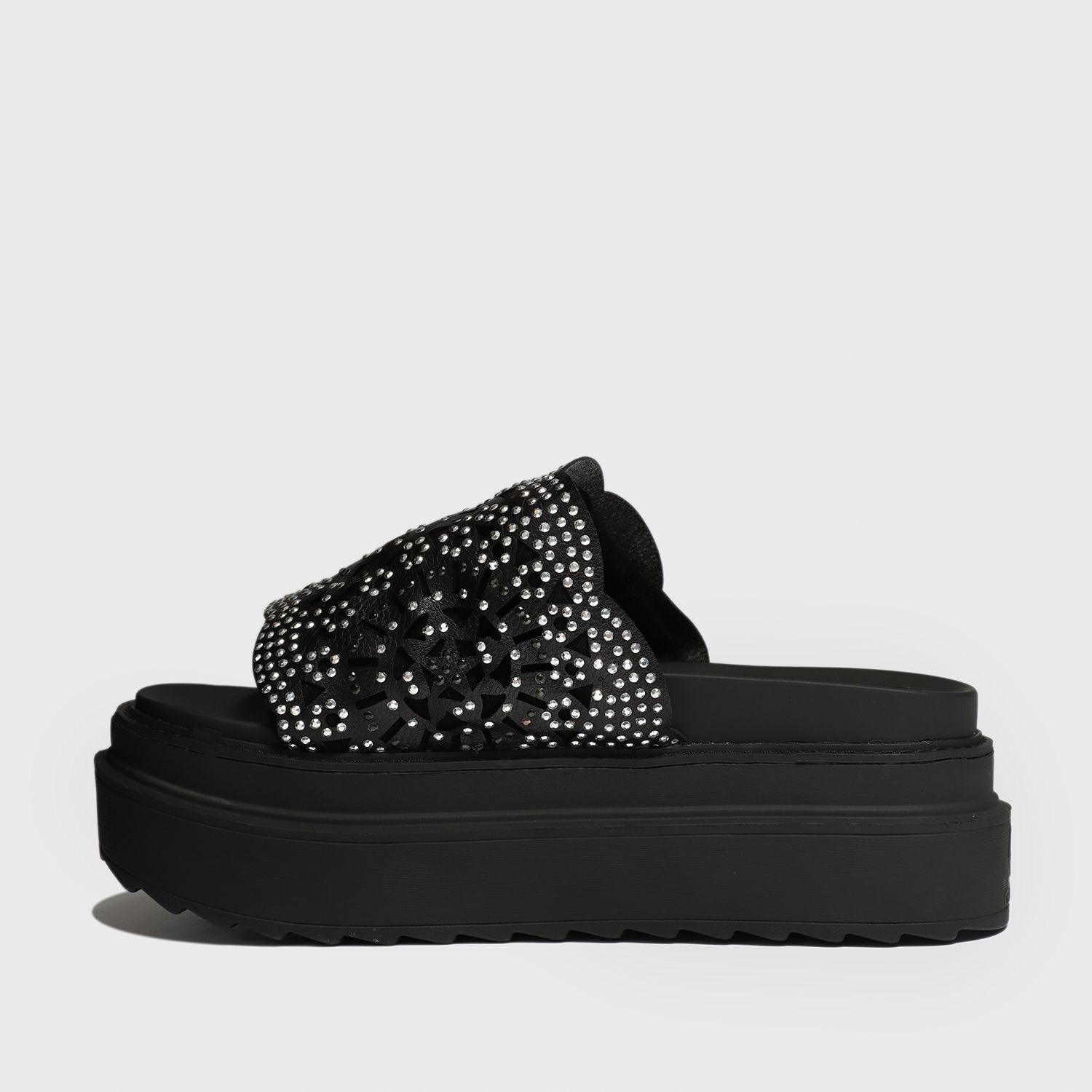Sandalia Plataforma Negra Mujer 25230 Gotta-3