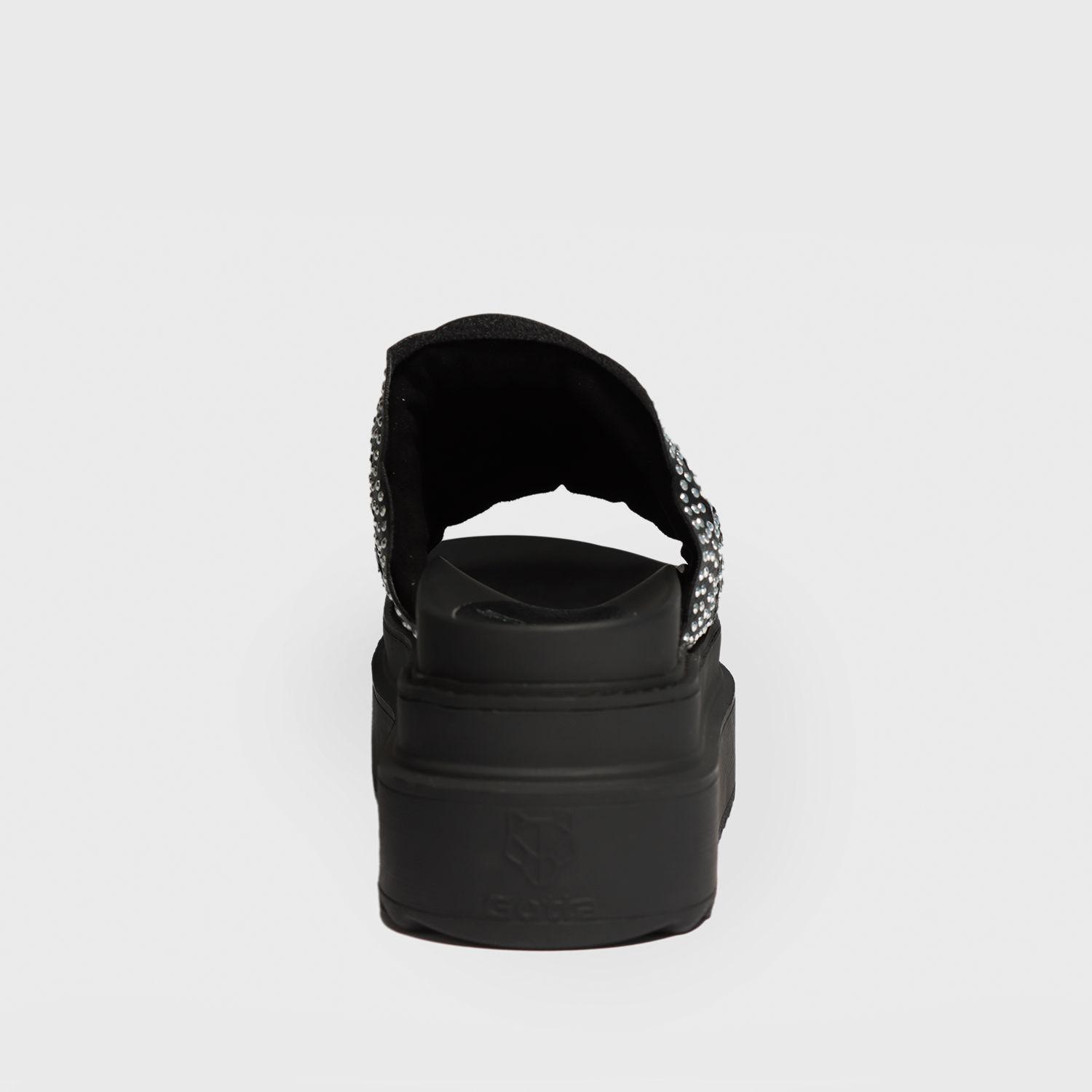 Sandalia Plataforma Negra Mujer 25230 Gotta-4