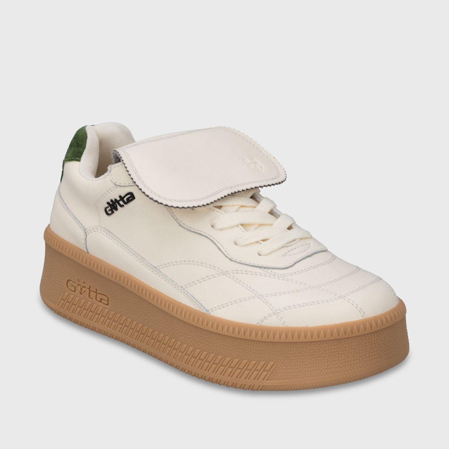 Zapatilla Plataforma Beige Mujer 67311 Gotta-1
